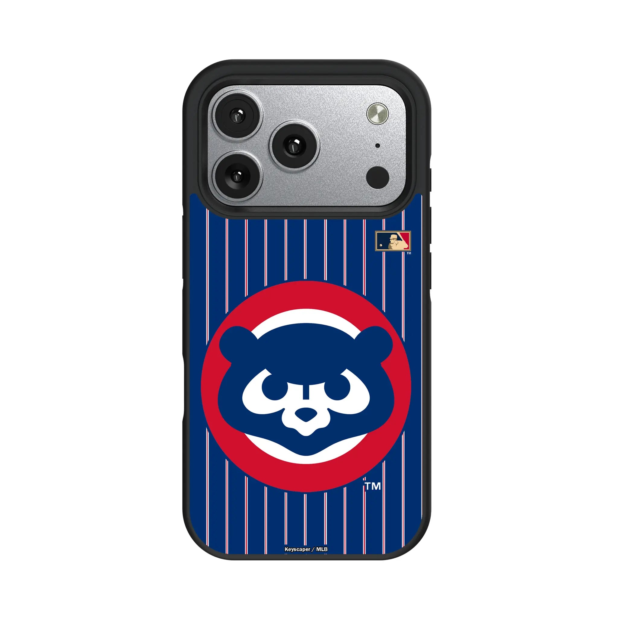 Chicago Cubs Home 1979-1993 - Cooperstown Collection Pinstripe Bump Phone Case