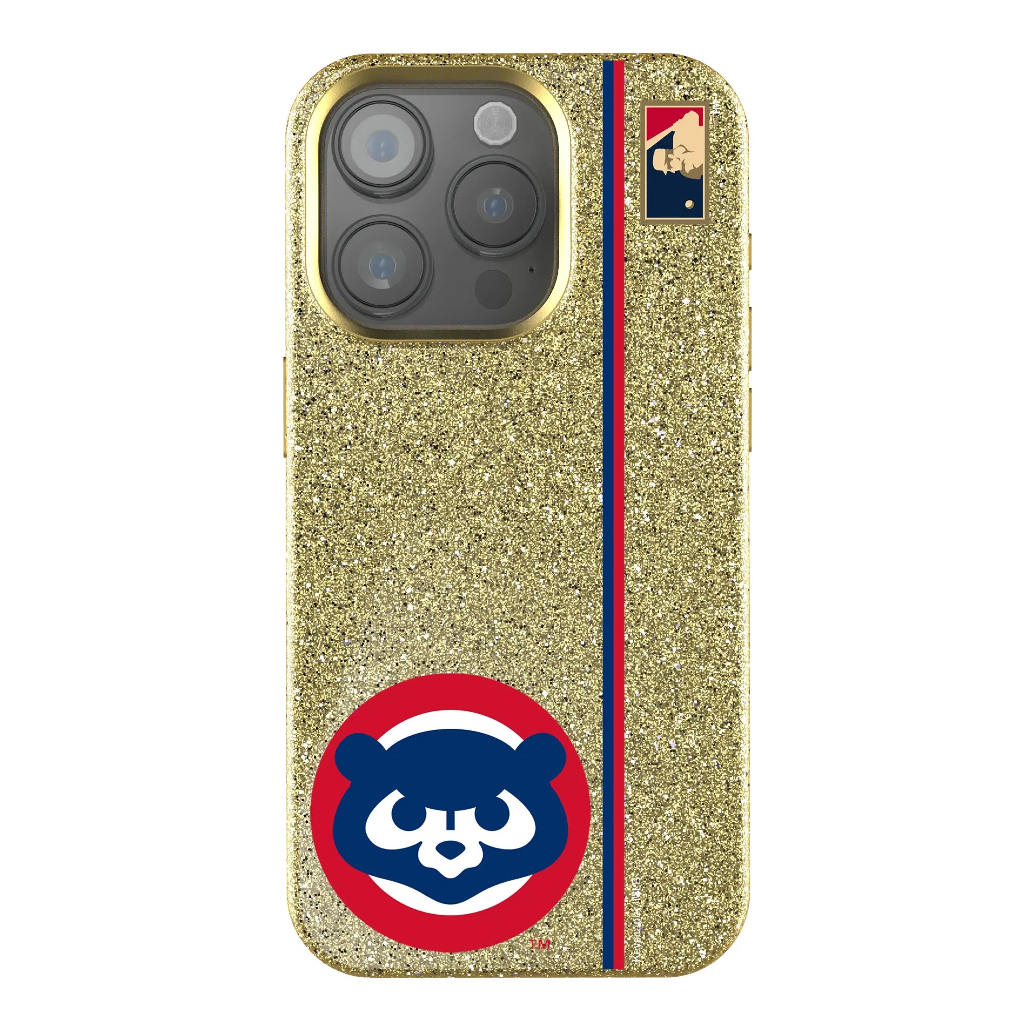 Chicago Cubs Home 1979-1993 - Cooperstown Collection Sidebar Bling Phone Case