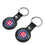 Chicago Cubs Insignia Black Airtag Holder 2-Pack