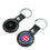 Chicago Cubs Insignia Black Airtag Holder 2-Pack