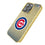 Chicago Cubs Linen Bling Phone Case for Apple iPhone