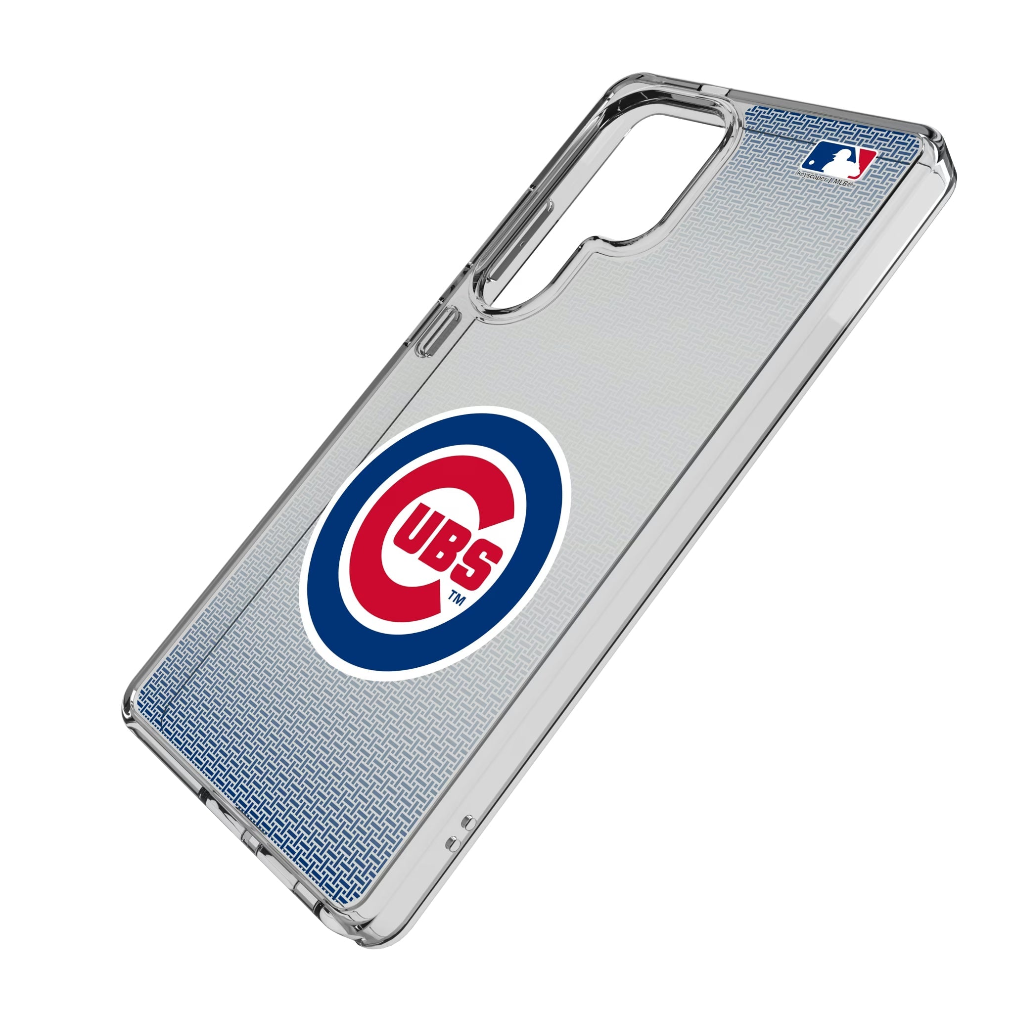 Chicago Cubs Linen Clear Phone Case for Samsung Galaxy - Sports Gifts, Sports Memorabilia, Sports Collectibles, Fan Shop