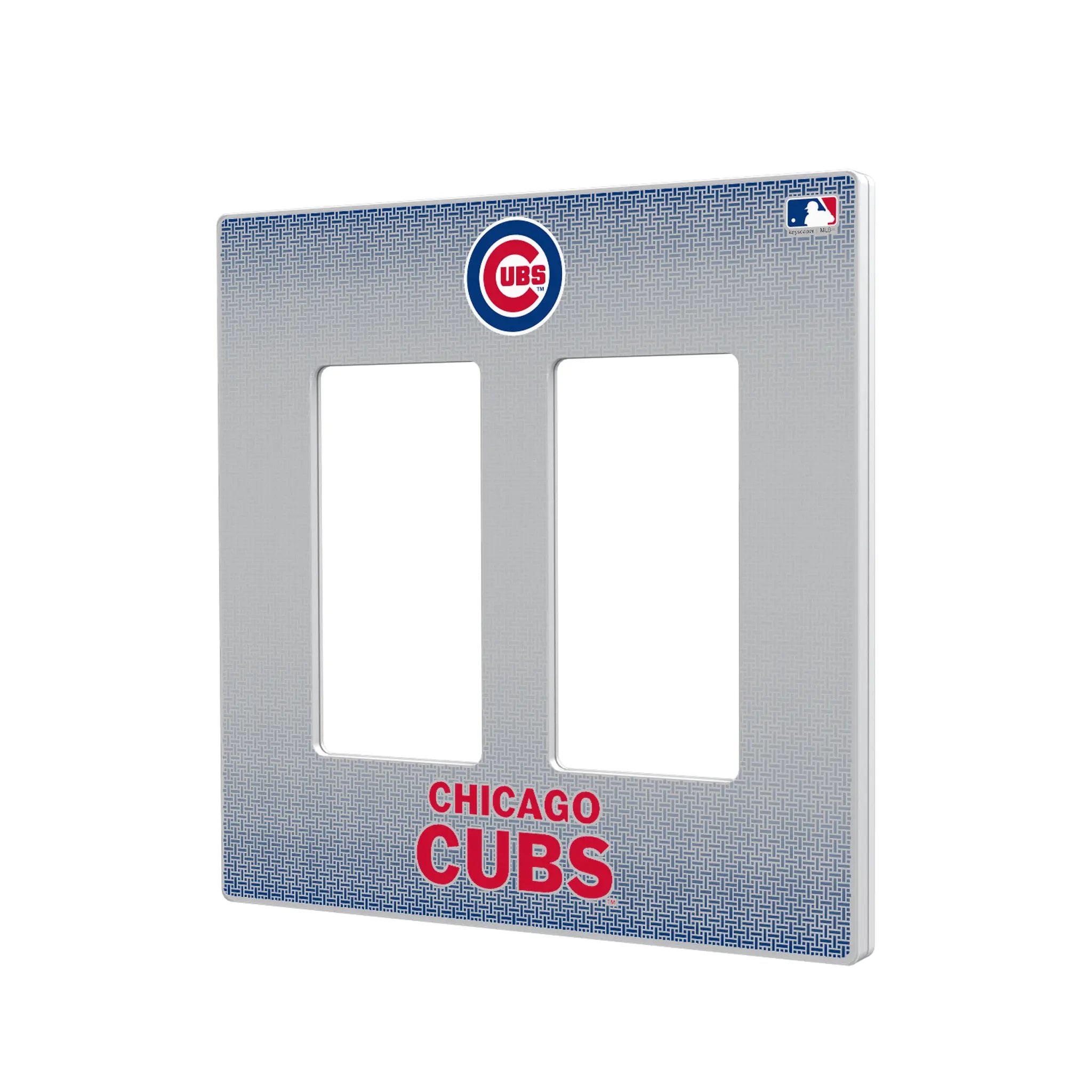 Chicago Cubs Linen Hidden-Screw Light Switch Plate
