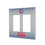 Chicago Cubs Linen Hidden-Screw Light Switch Plate