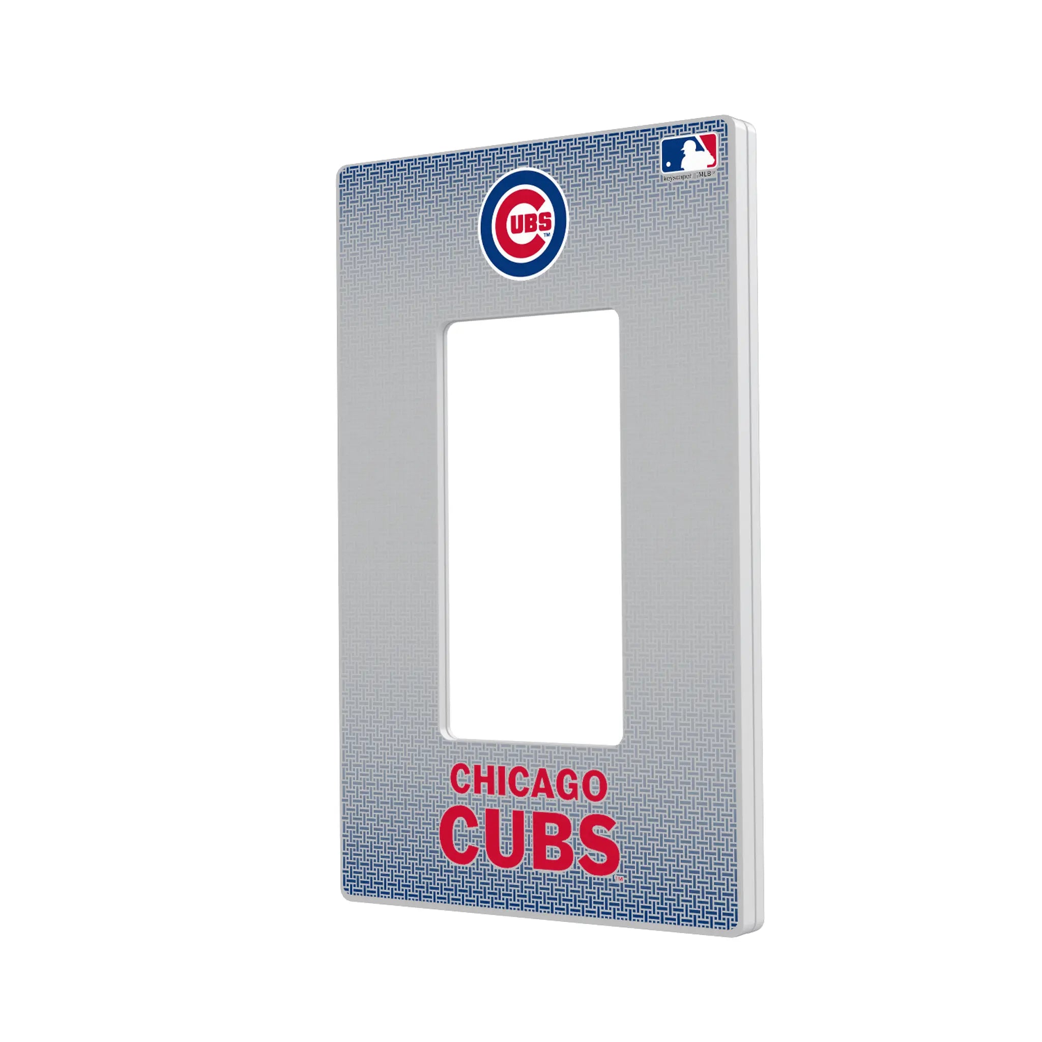 Chicago Cubs Linen Hidden-Screw Light Switch Plate