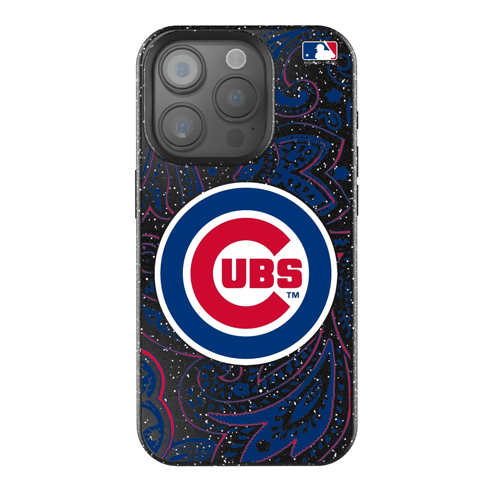 Chicago Cubs Paisley Bling Phone Case