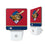 Chicago Cubs Stripe Night Light 2-Pack