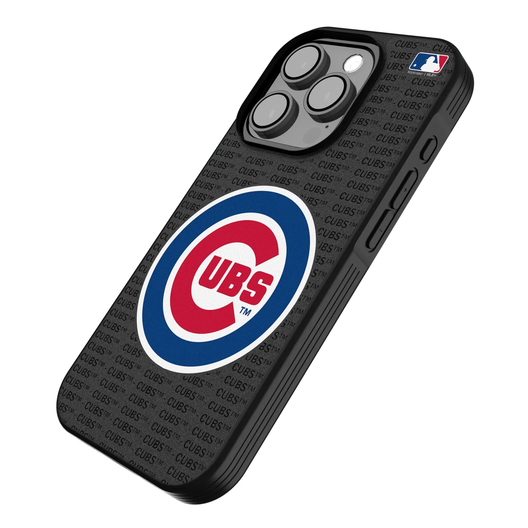 Chicago Cubs Text Backdrop Bump Phone Case