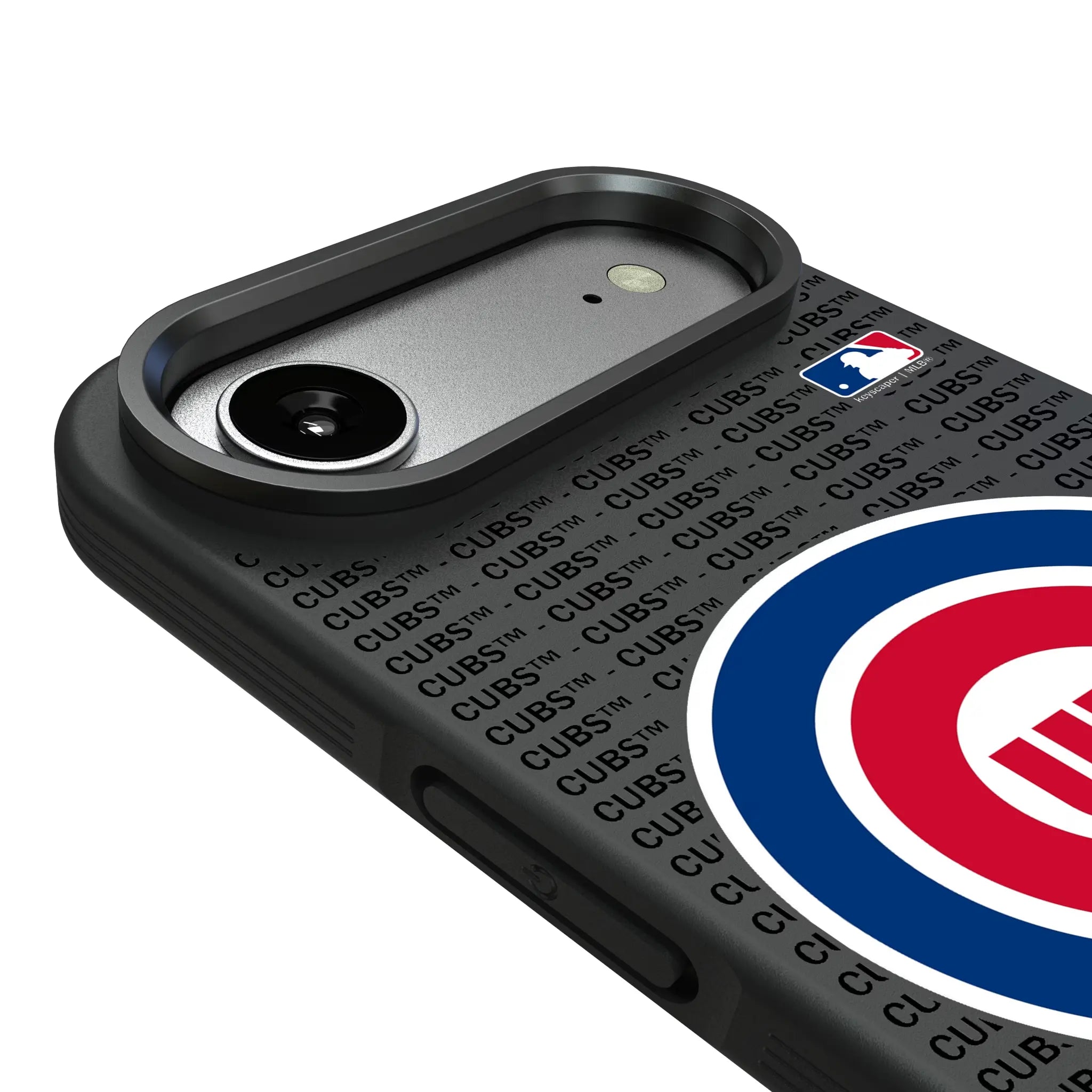 Chicago Cubs Text Backdrop Bump Phone Case