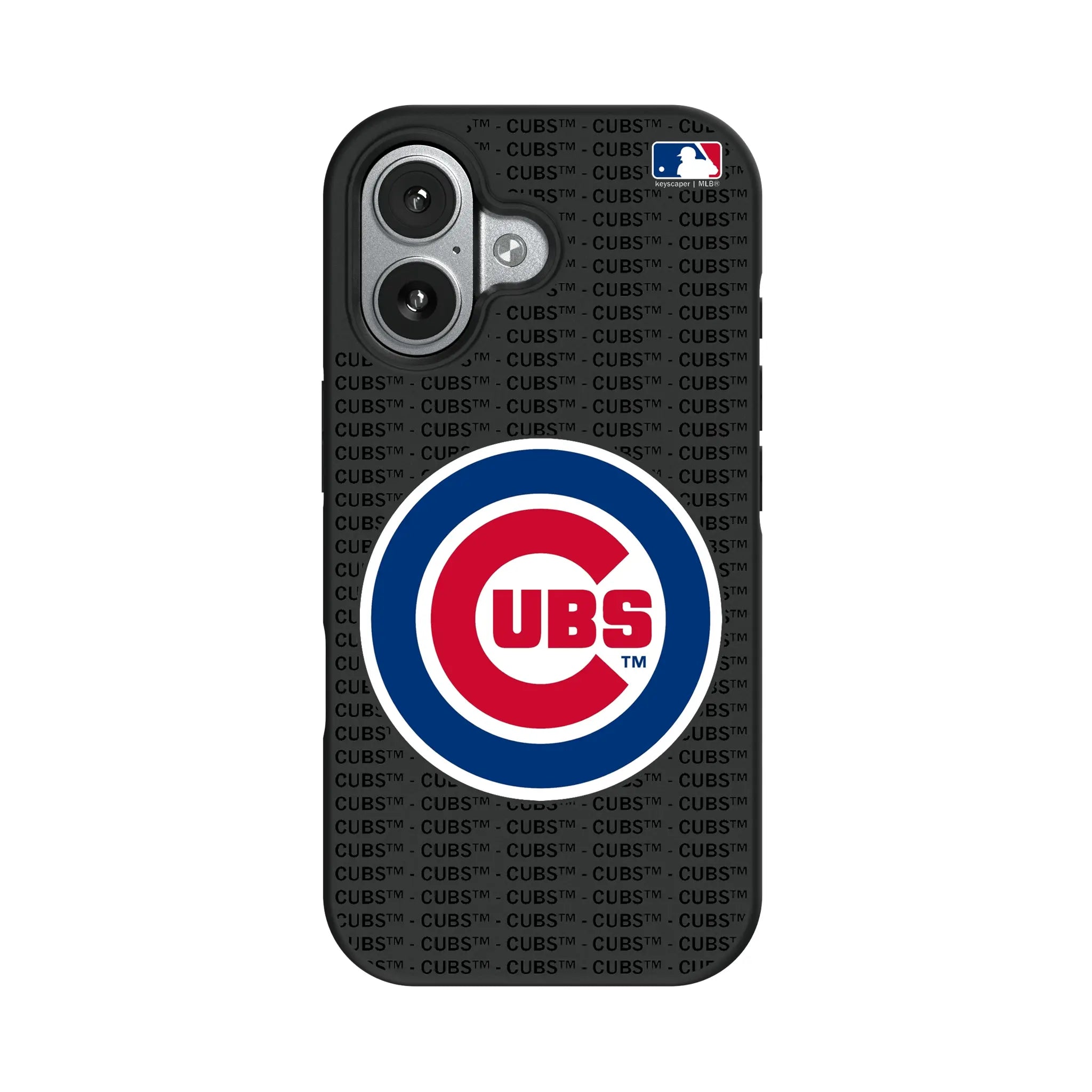 Chicago Cubs Text Backdrop Bump Phone Case