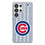 Chicago Cubs Text Backdrop Clear Phone Case for Samsung Galaxy