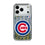Chicago Cubs Text Backdrop Glitter Phone Case