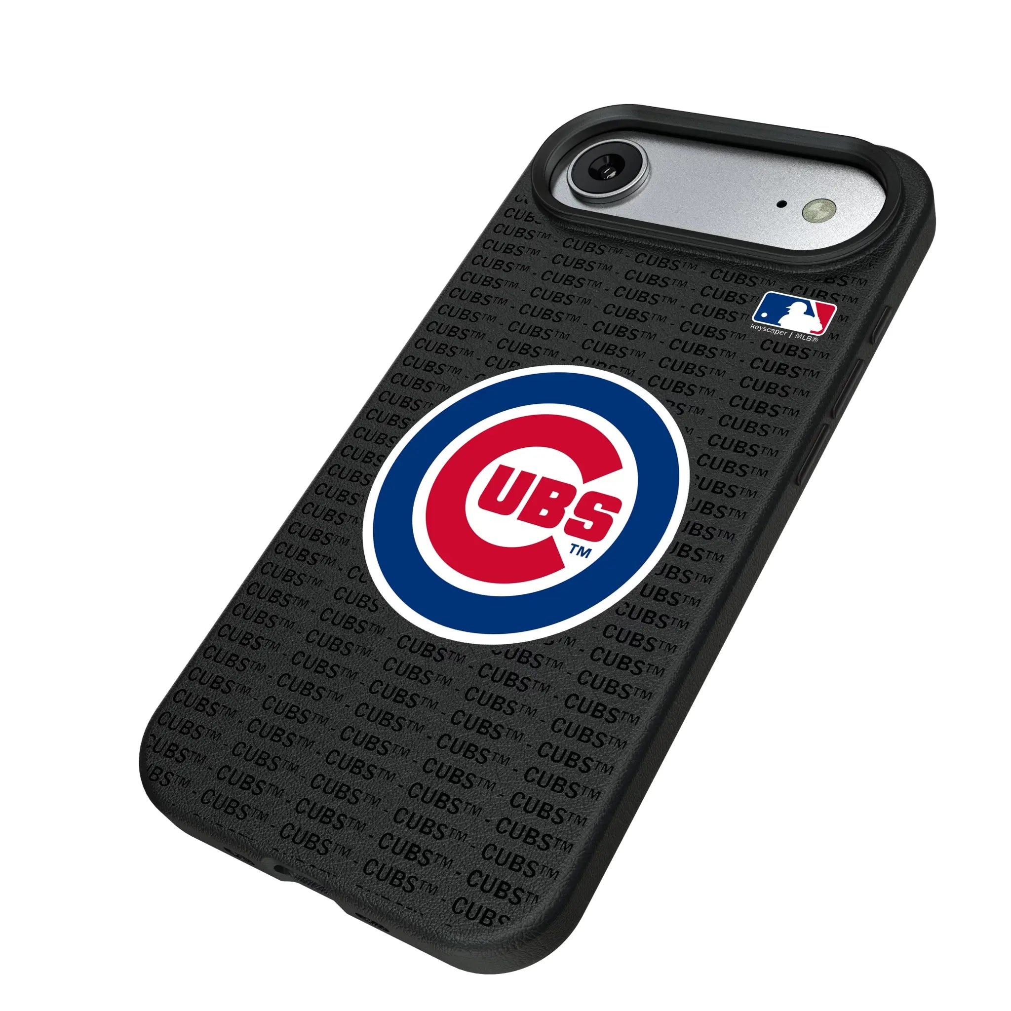 Chicago Cubs Text Backdrop MagSafe Compatible Phone Case for Apple iPhone