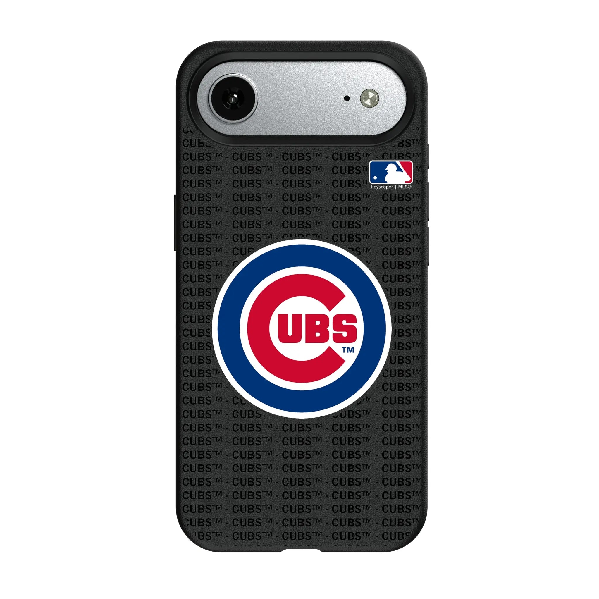 Chicago Cubs Text Backdrop MagSafe Compatible Phone Case for Apple iPhone