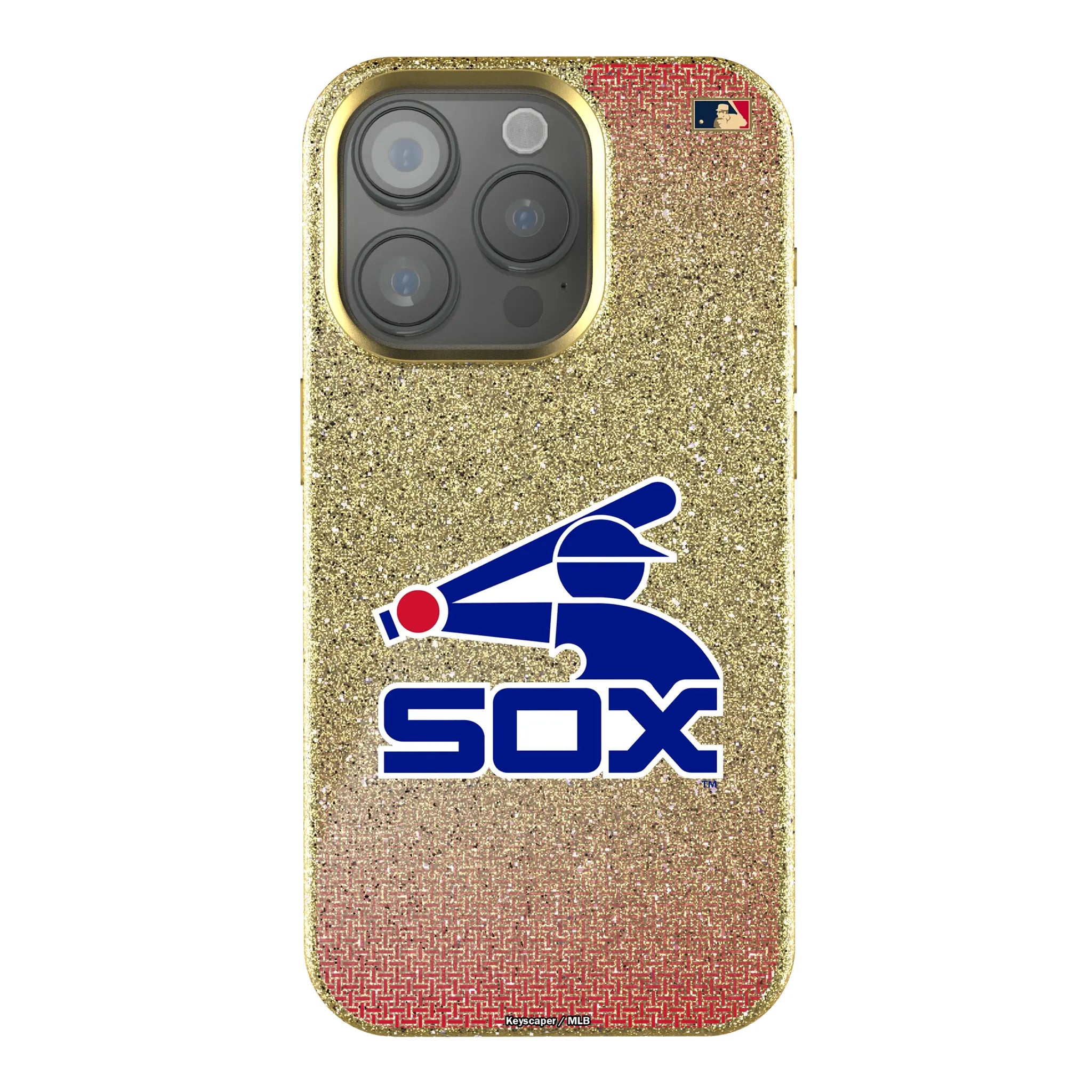 Chicago White Sox 1976-1981 - Cooperstown Collection Linen Bling Phone Case for Apple iPhone