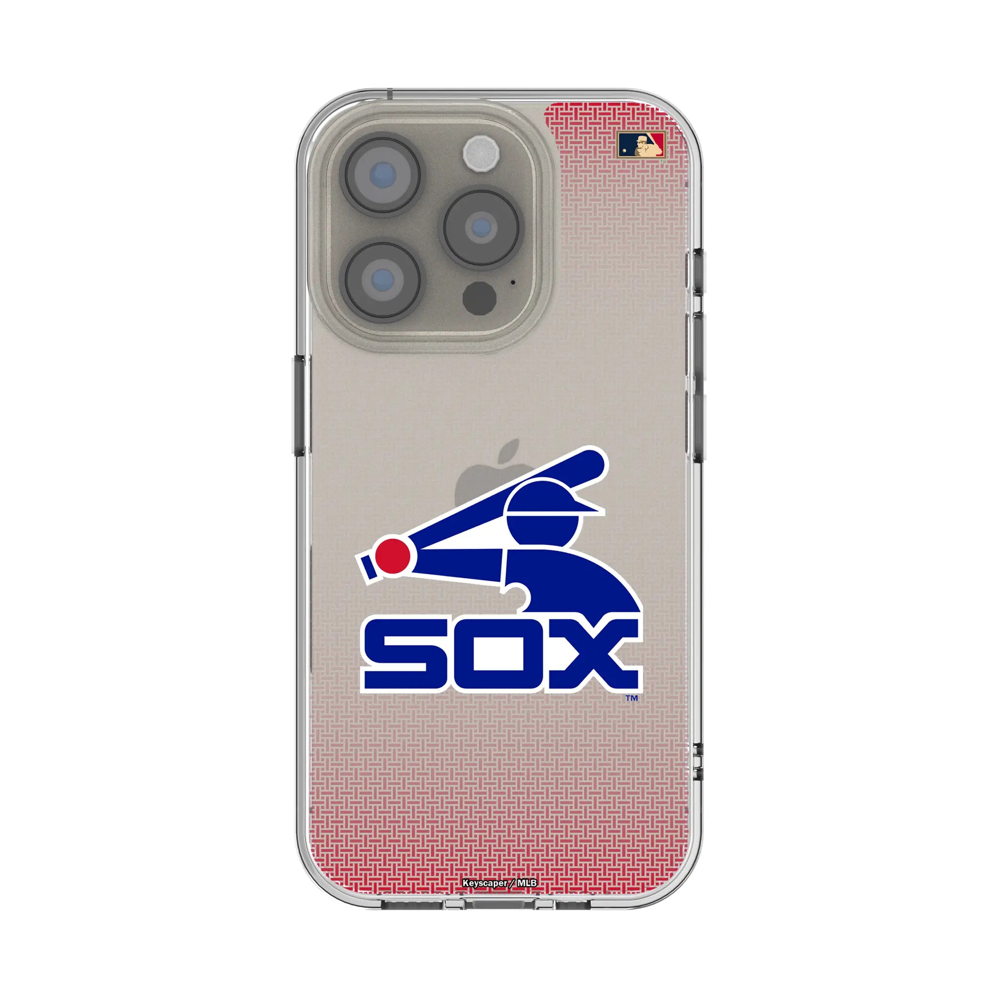 Chicago White Sox 1976-1981 - Cooperstown Collection Linen Clear Phone Case for Apple iPhone