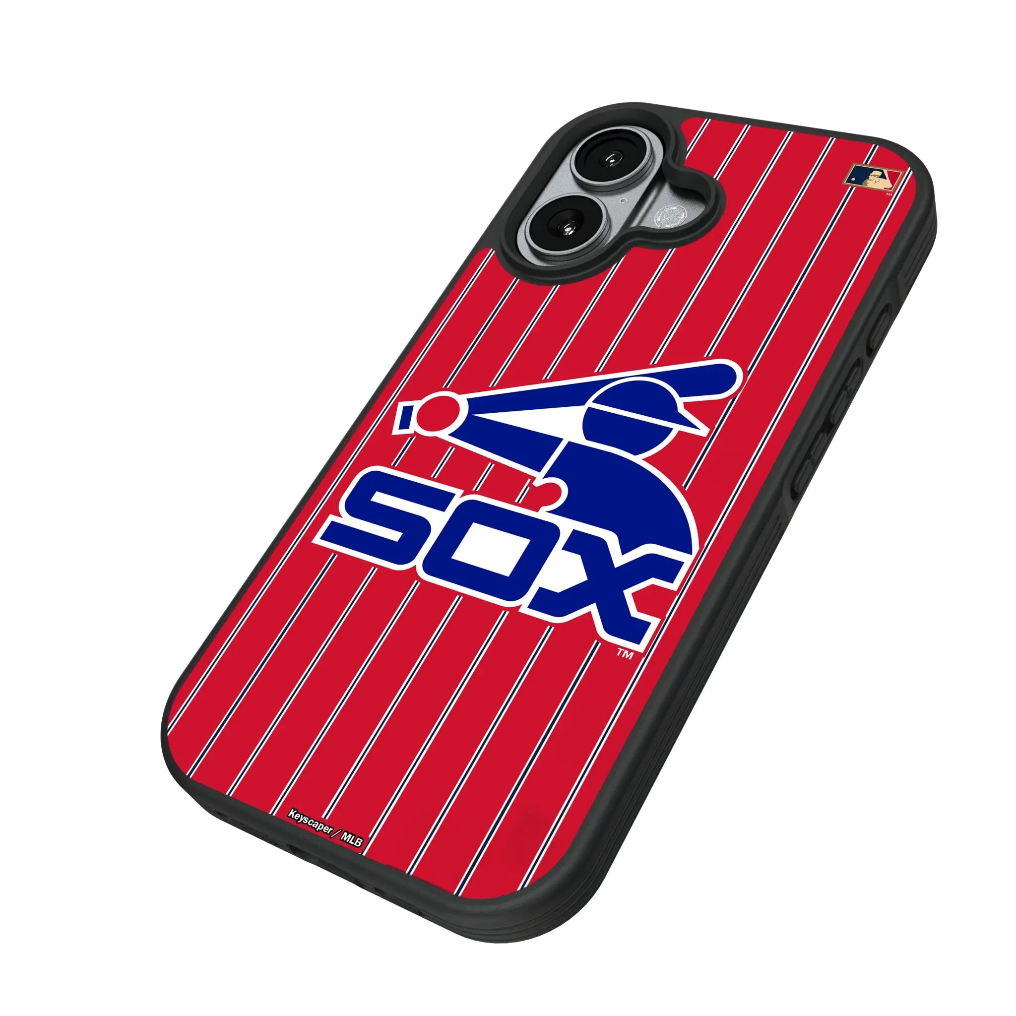 Chicago White Sox 1976-1981 - Cooperstown Collection Pinstripe Bump Phone Case