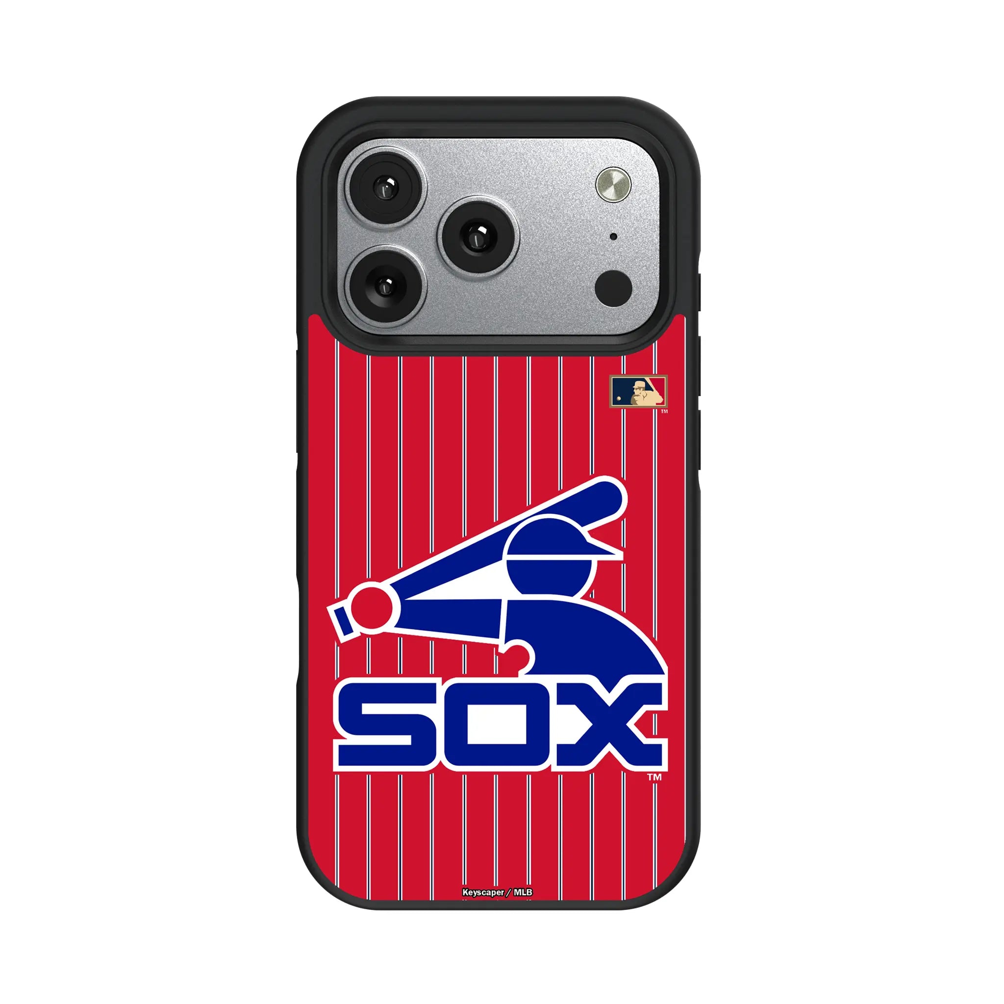 Chicago White Sox 1976-1981 - Cooperstown Collection Pinstripe Bump Phone Case