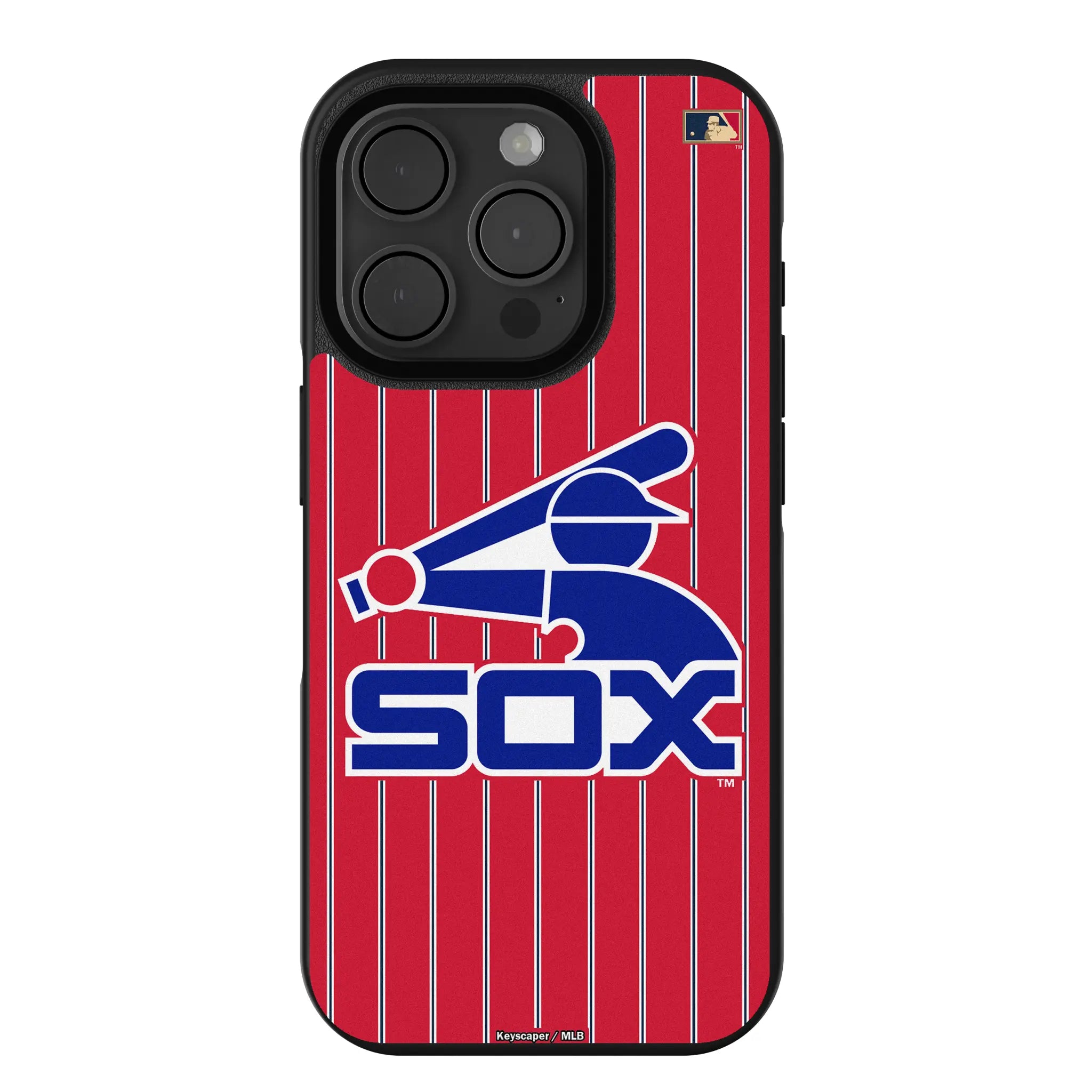 Chicago White Sox 1976-1981 - Cooperstown Collection Pinstripe Bump Phone Case