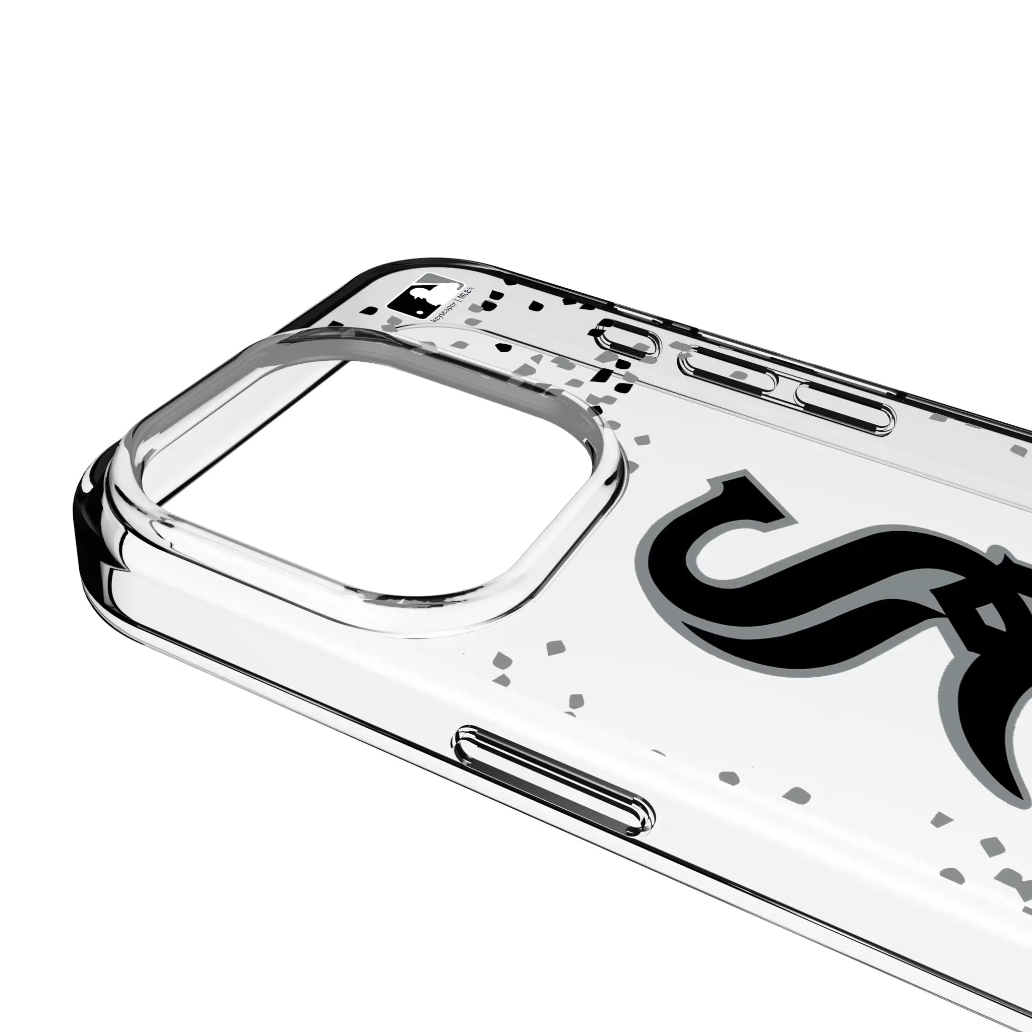 Chicago White Sox Confetti Clear Phone Case for Apple iPhone