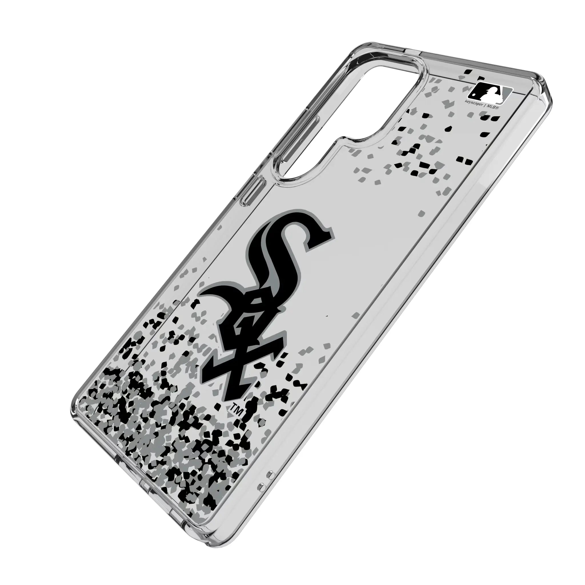 Chicago White Sox Confetti Clear Phone Case for Samsung Galaxy