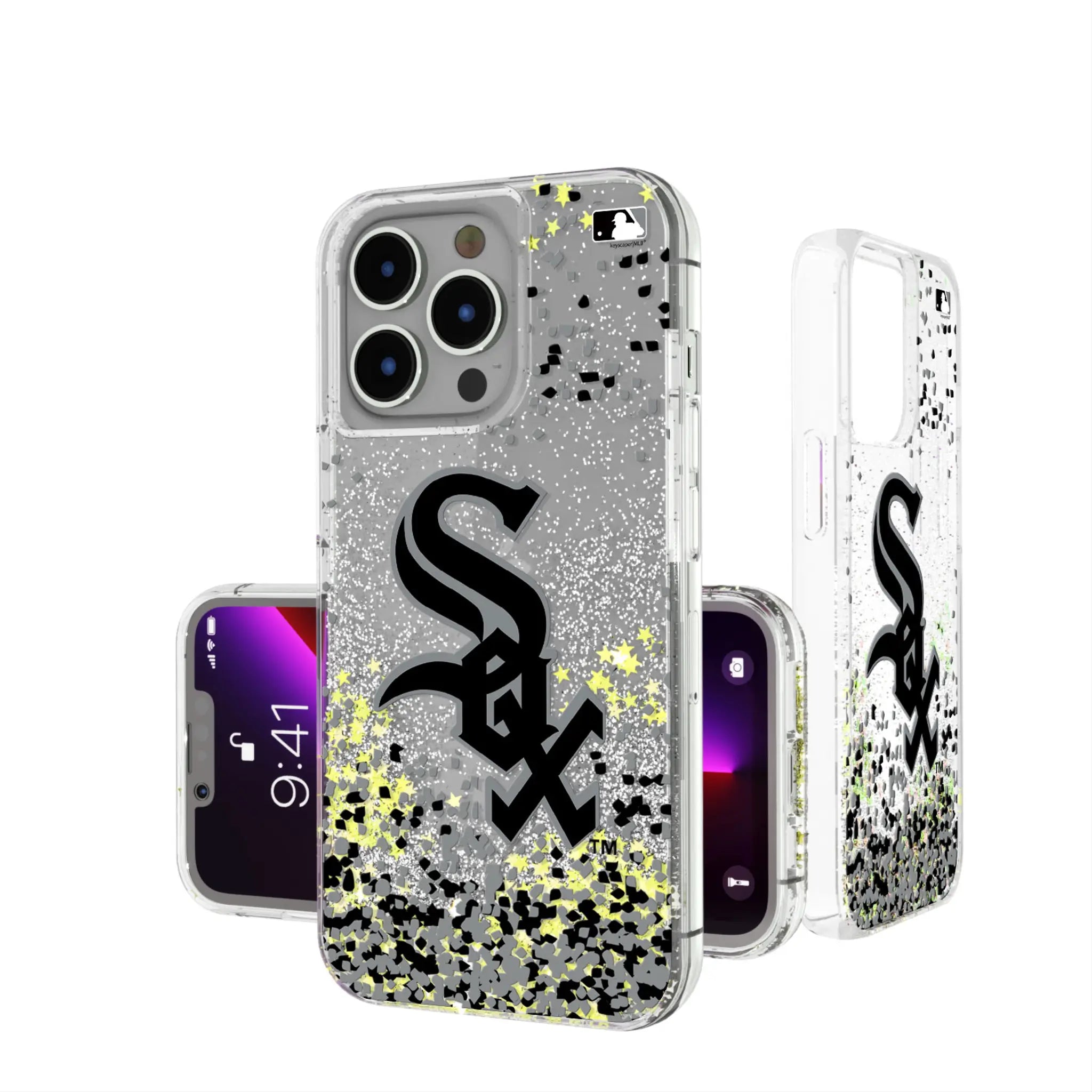 Chicago White Sox Confetti Glitter Phone Case
