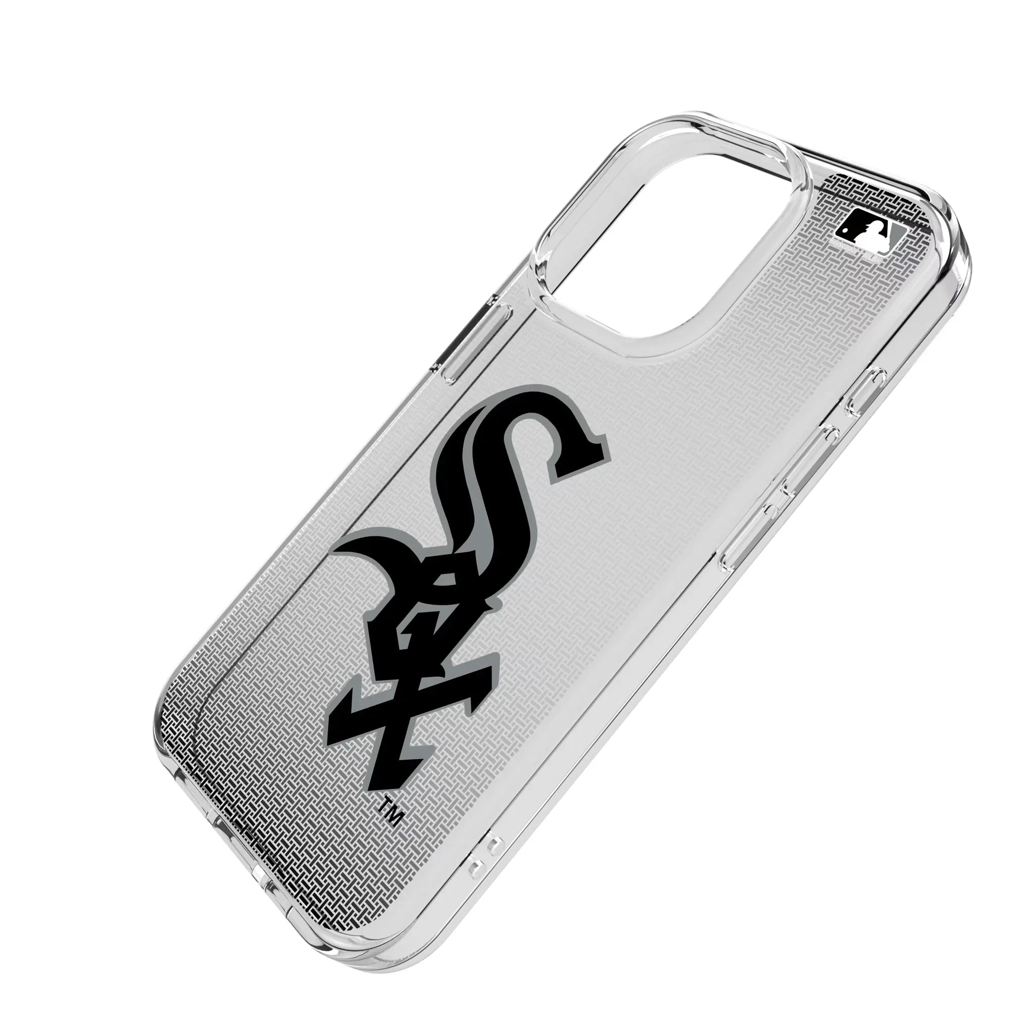 Chicago White Sox Linen Clear Phone Case for Apple iPhone