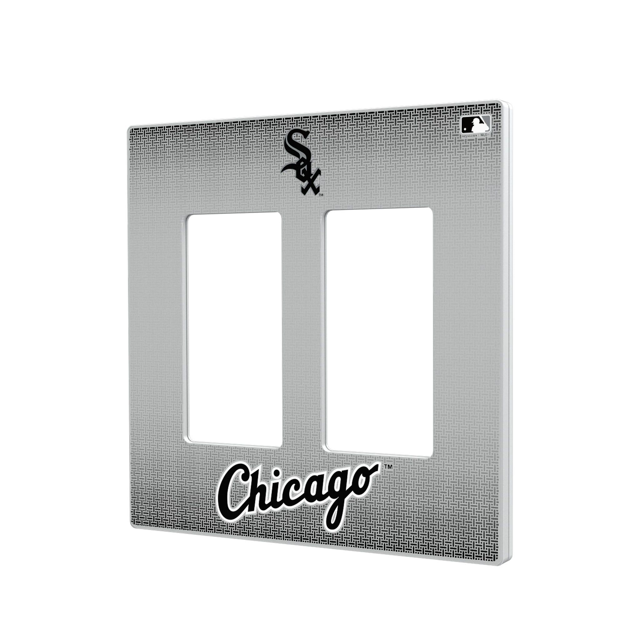 Chicago White Sox Linen Hidden-Screw Light Switch Plate