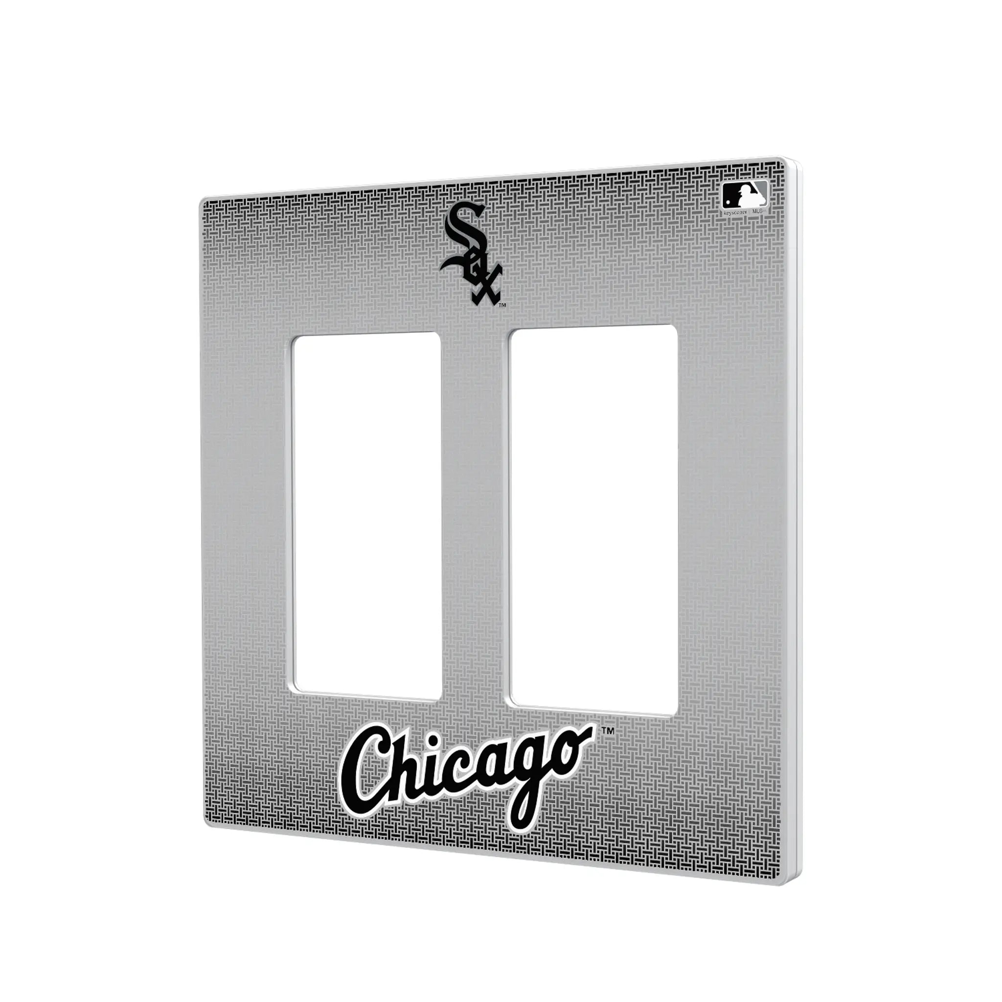 Chicago White Sox Linen Hidden-Screw Light Switch Plate