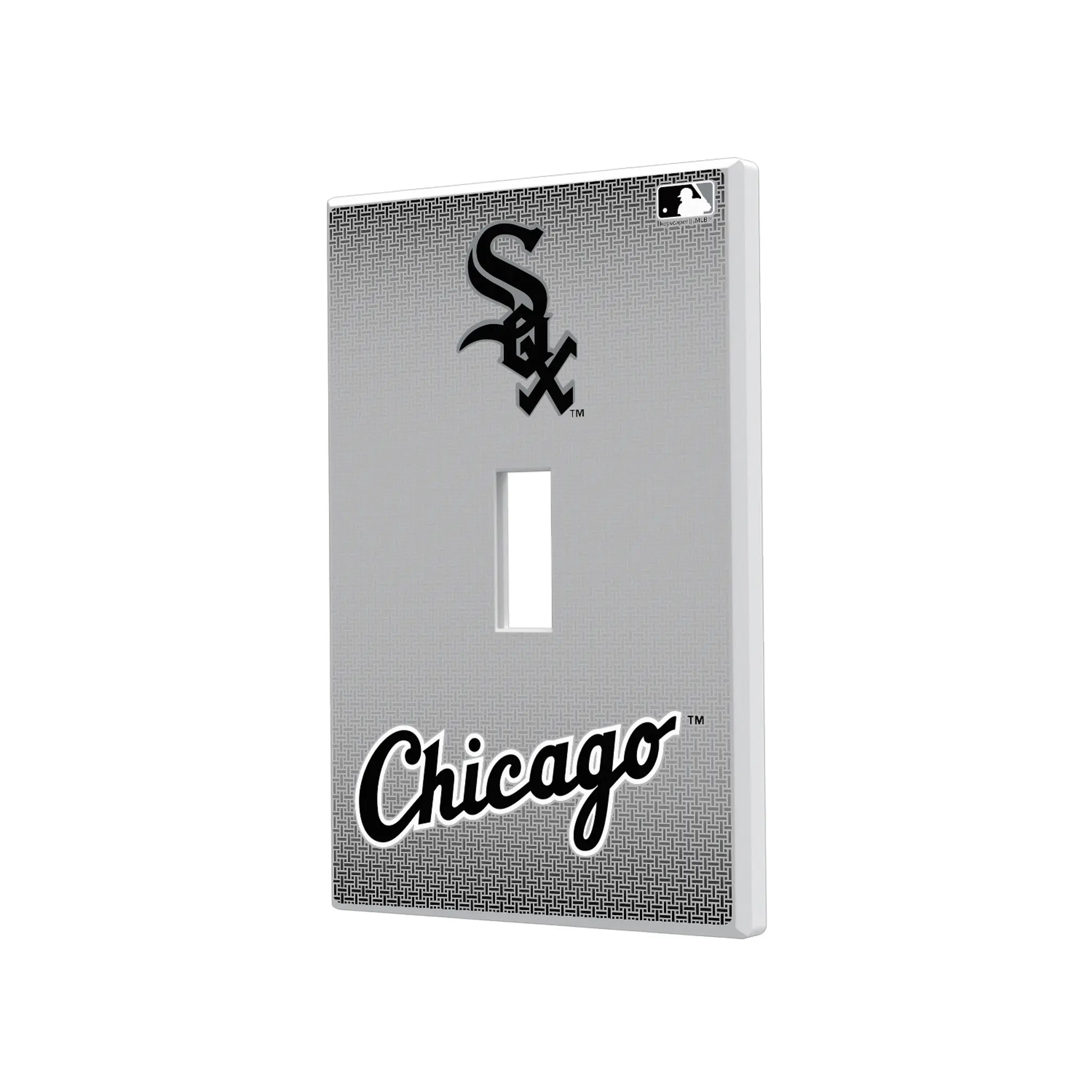 Chicago White Sox Linen Hidden-Screw Light Switch Plate
