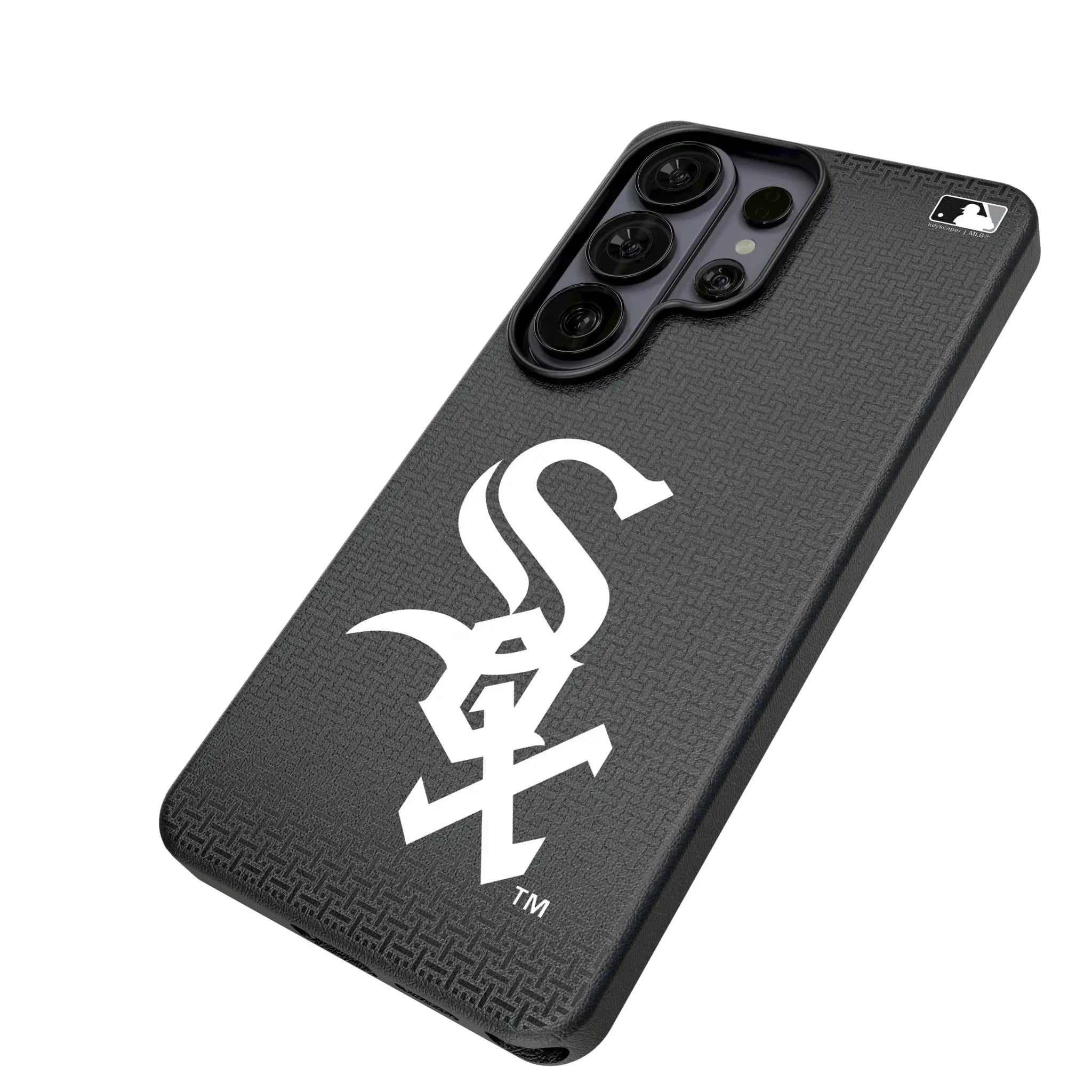Chicago White Sox Linen MagSafe Compatible Phone Case for Samsung Galaxy