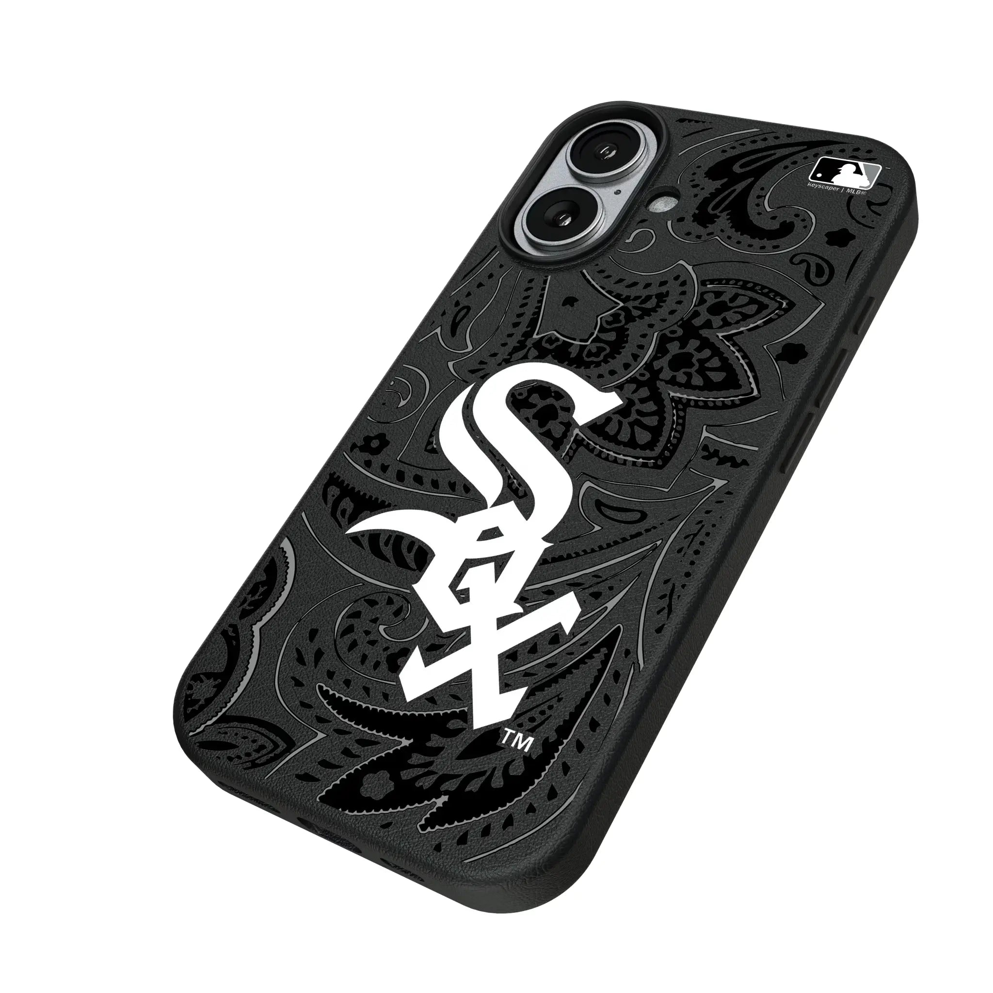 Chicago White Sox Paisley MagSafe Compatible Phone Case for Apple iPhone
