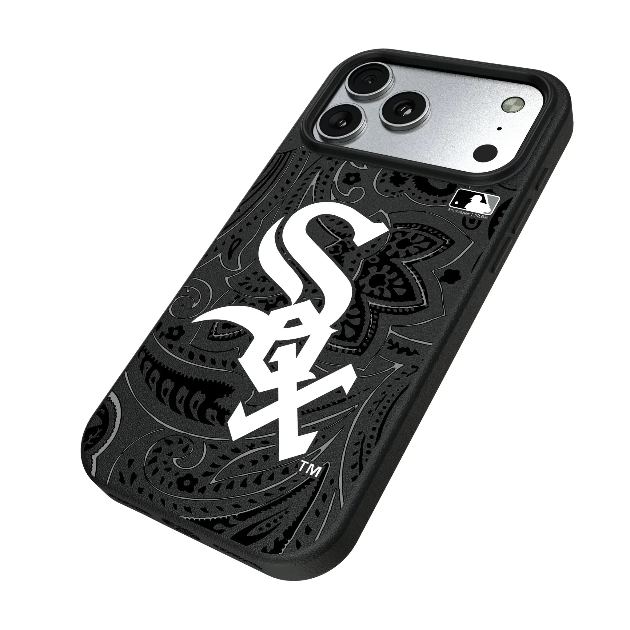 Chicago White Sox Paisley MagSafe Compatible Phone Case for Apple iPhone