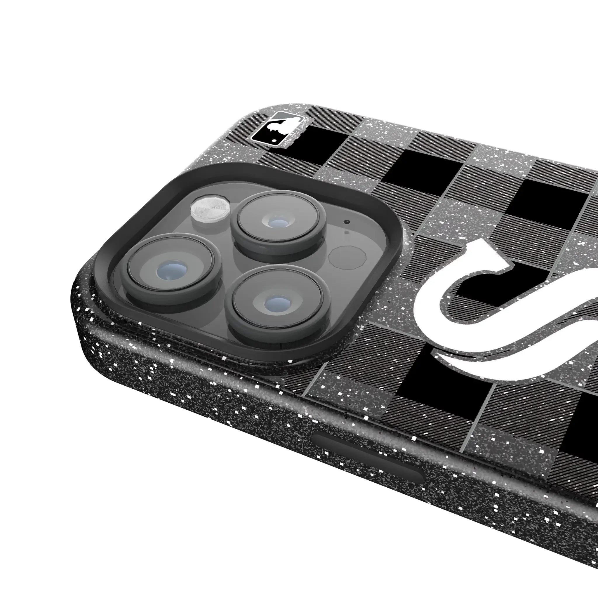 Chicago White Sox Plaid Bling Phone Case