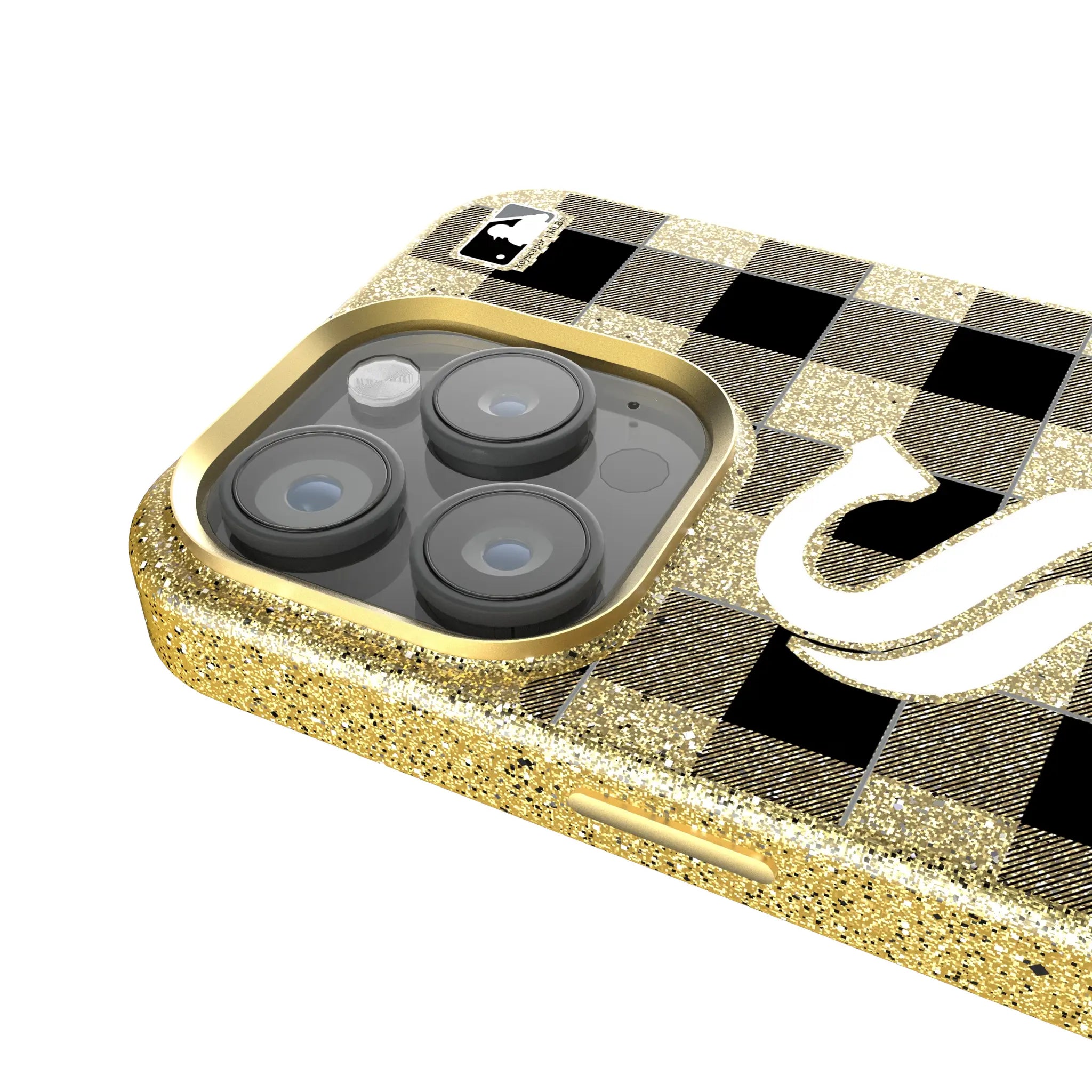 Chicago White Sox Plaid Bling Phone Case