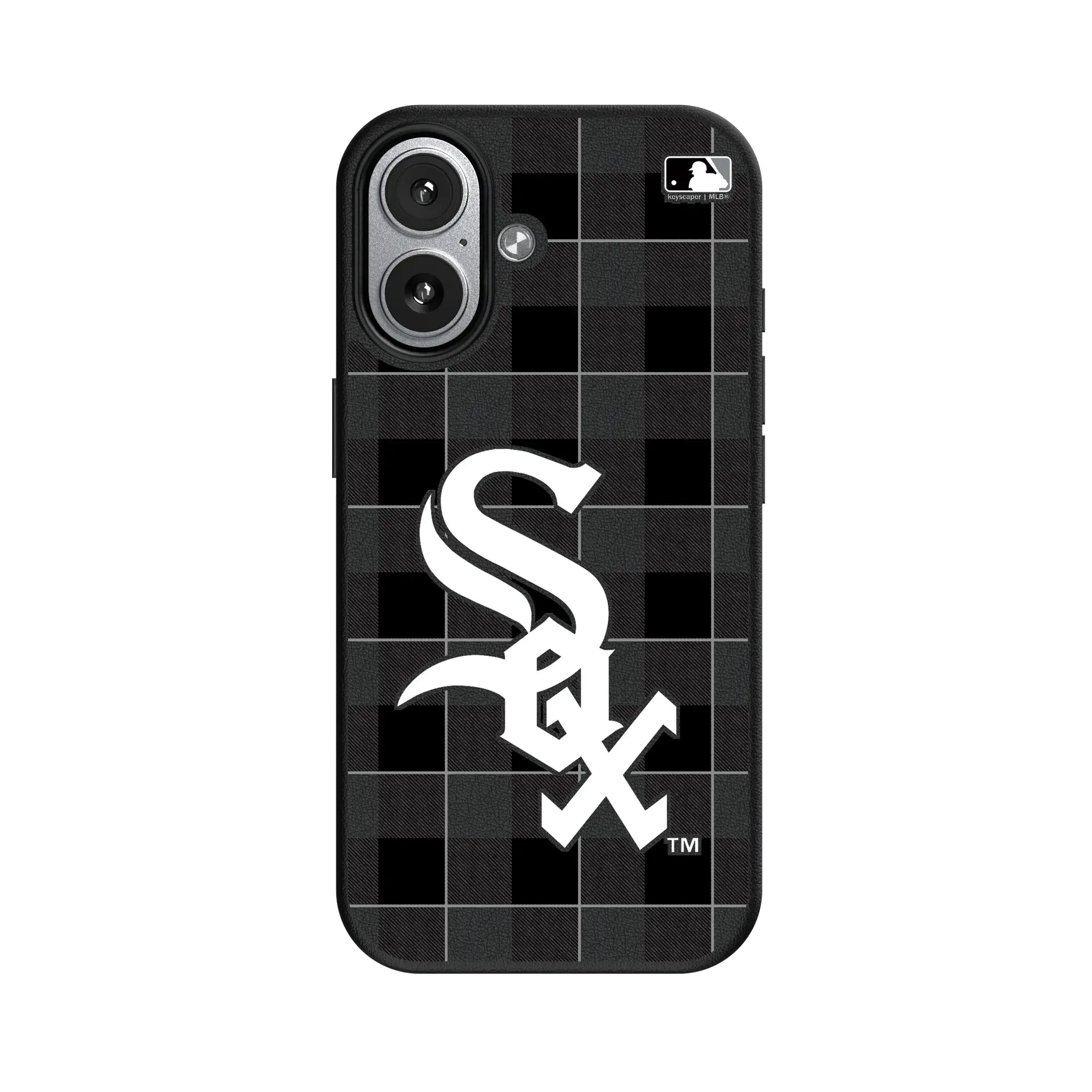 Chicago White Sox Plaid MagSafe Compatible Phone Case for Apple iPhone