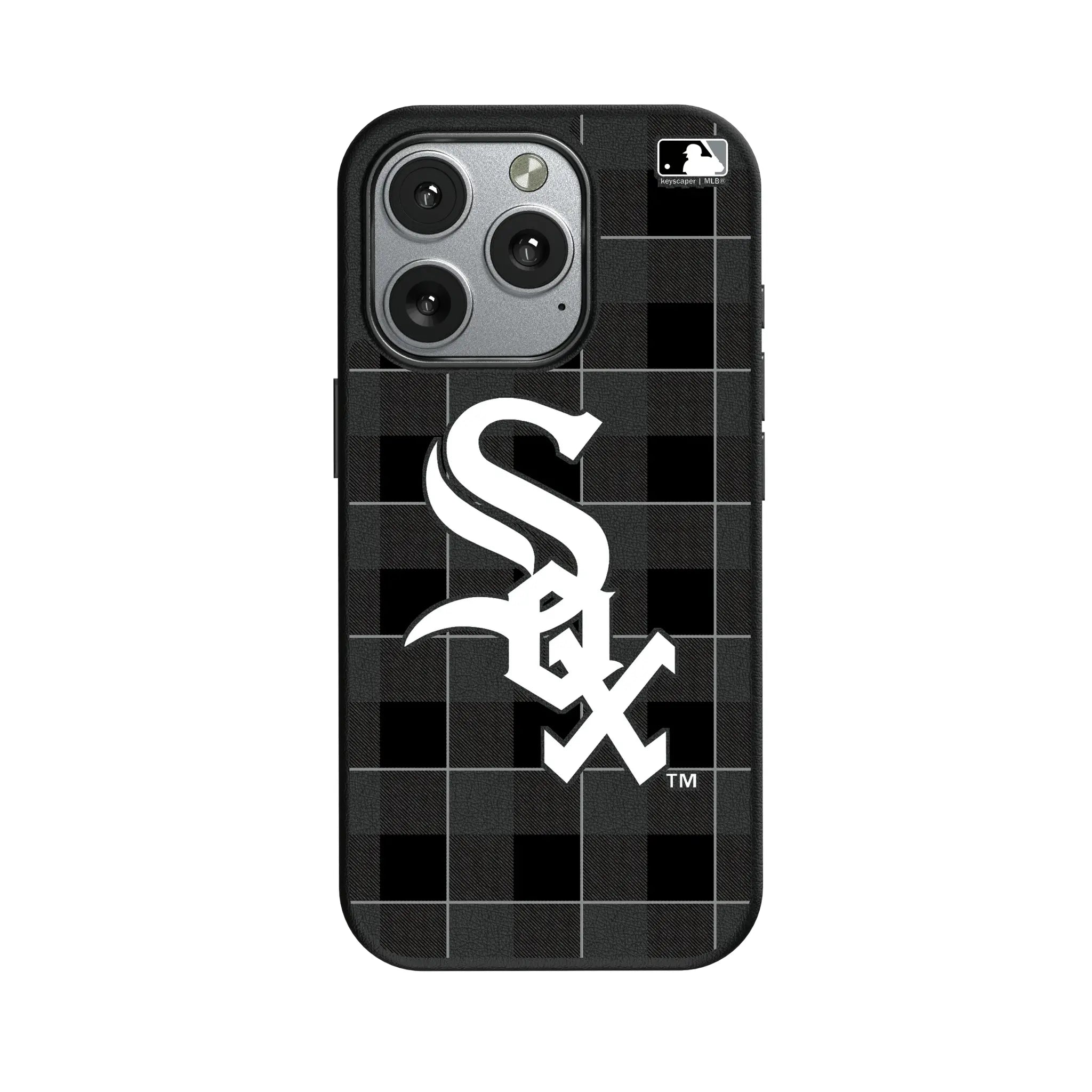 Chicago White Sox Plaid MagSafe Compatible Phone Case for Apple iPhone