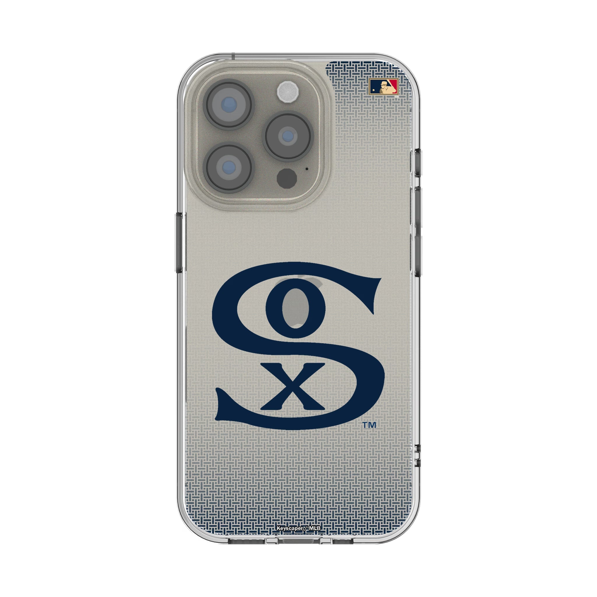 Chicago White Sox Road 1919-1921 - Cooperstown Collection Linen Clear Phone Case for Apple iPhone