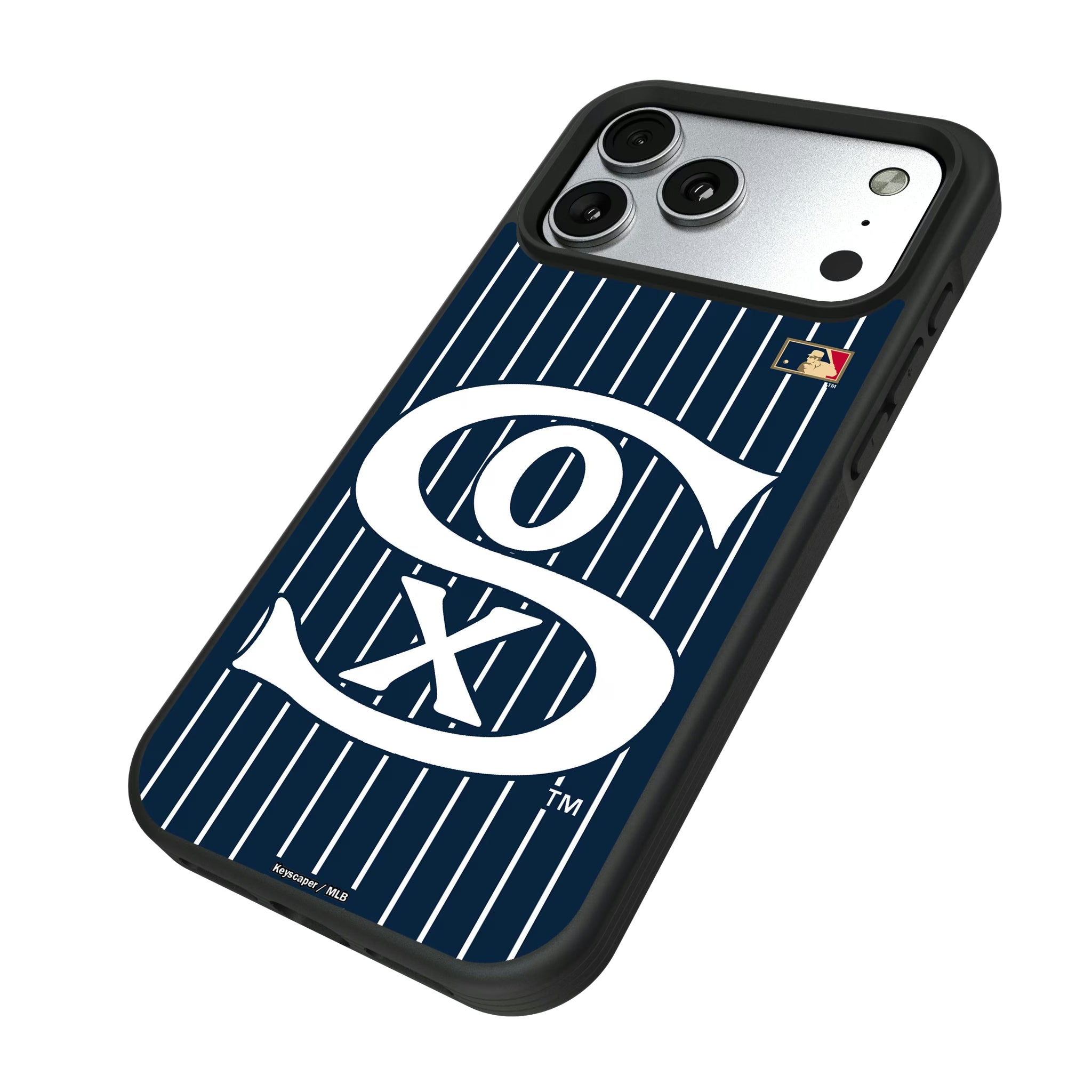 Chicago White Sox Road 1919-1921 - Cooperstown Collection Pinstripe Bump Phone Case - Sports Gifts, Sports Memorabilia, Sports Collectibles, Fan Shop
