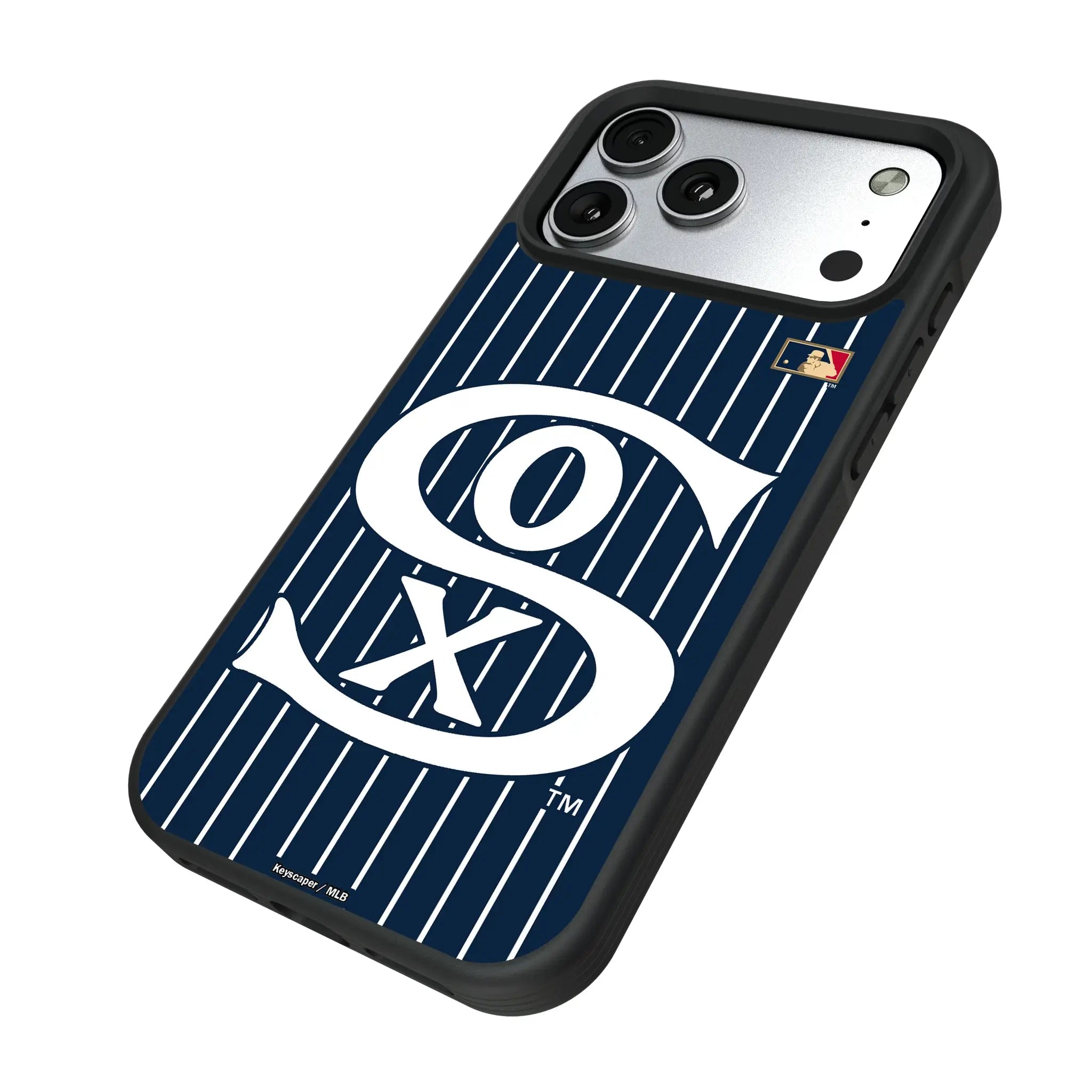 Chicago White Sox Road 1919-1921 - Cooperstown Collection Pinstripe Bump Phone Case
