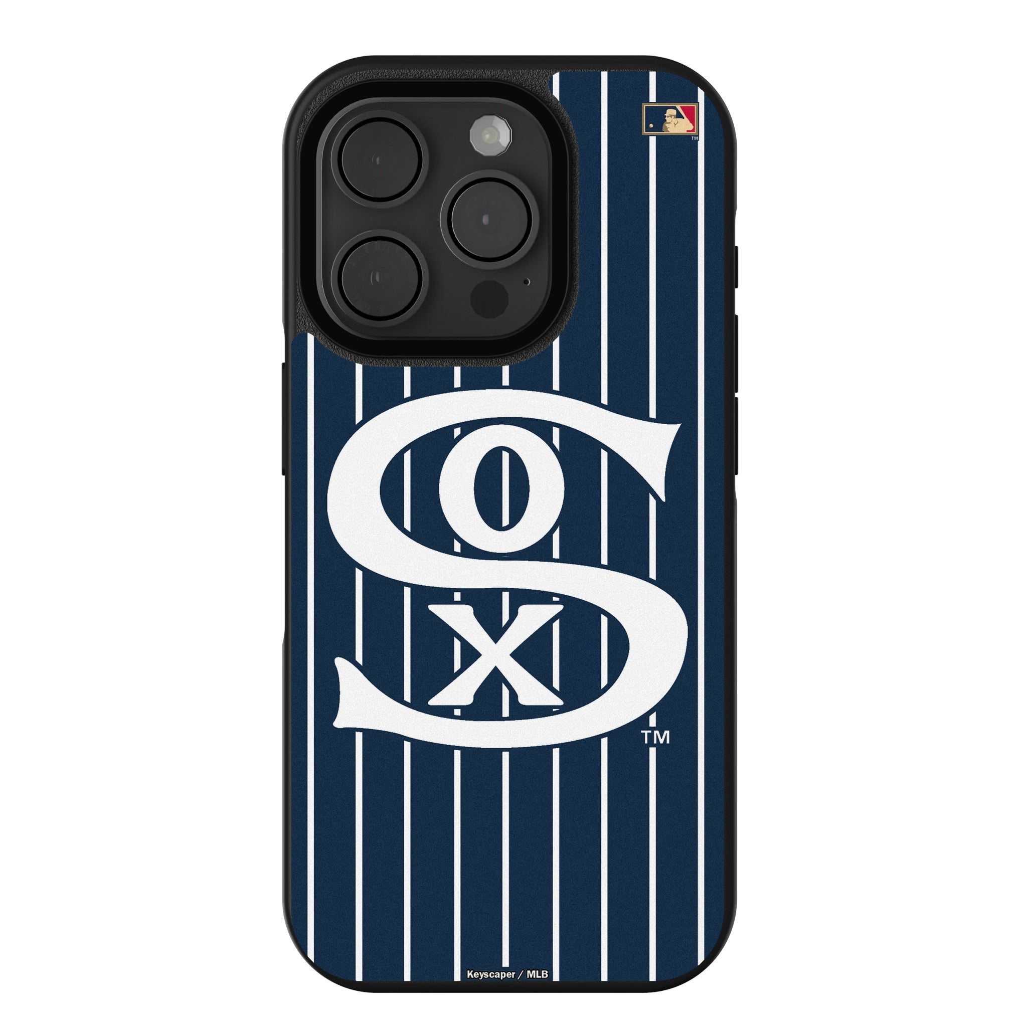 Chicago White Sox Road 1919-1921 - Cooperstown Collection Pinstripe Bump Phone Case - Sports Gifts, Sports Memorabilia, Sports Collectibles, Fan Shop