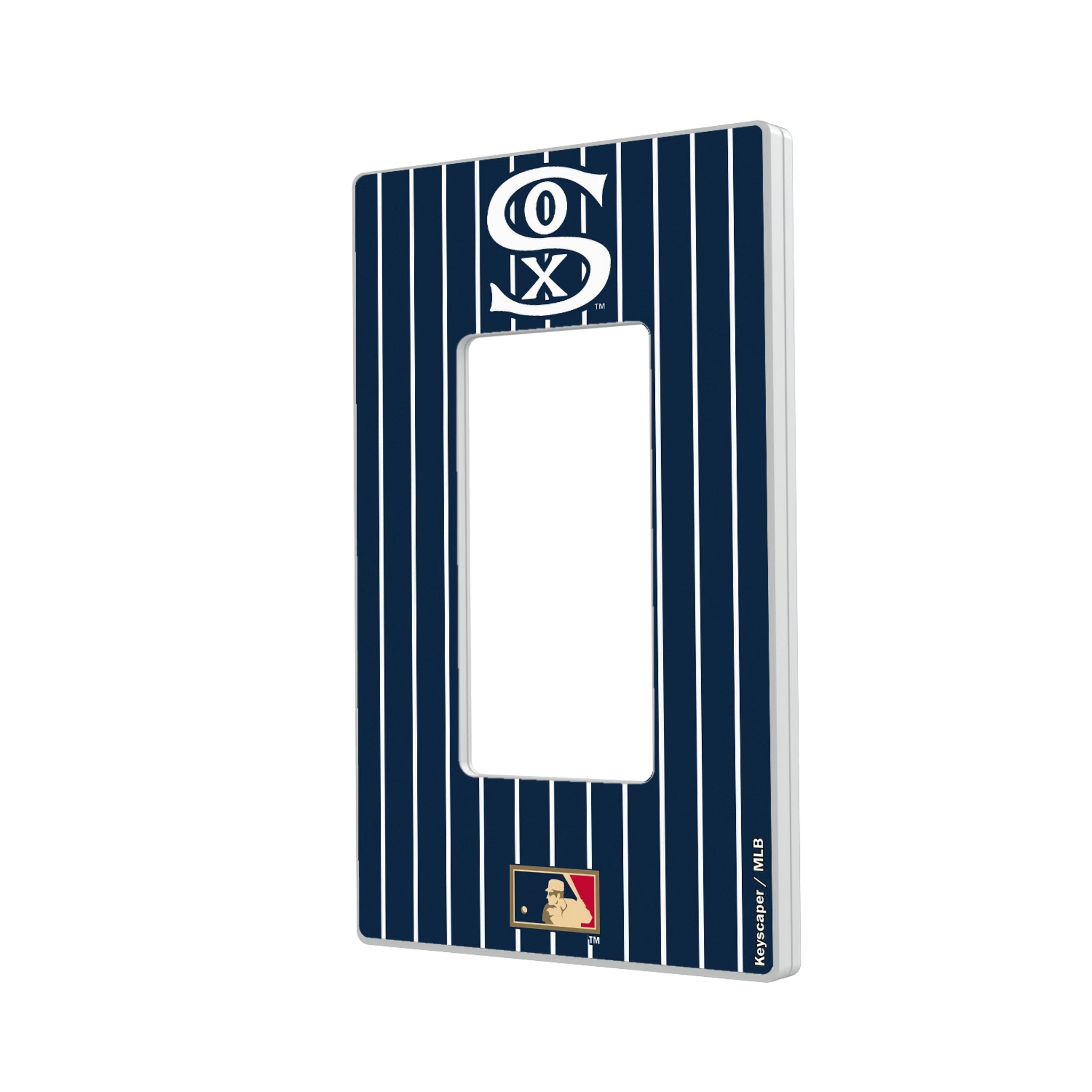 Chicago White Sox Road 1919-1921 - Cooperstown Collection Pinstripe Hidden-Screw Light Switch Plate