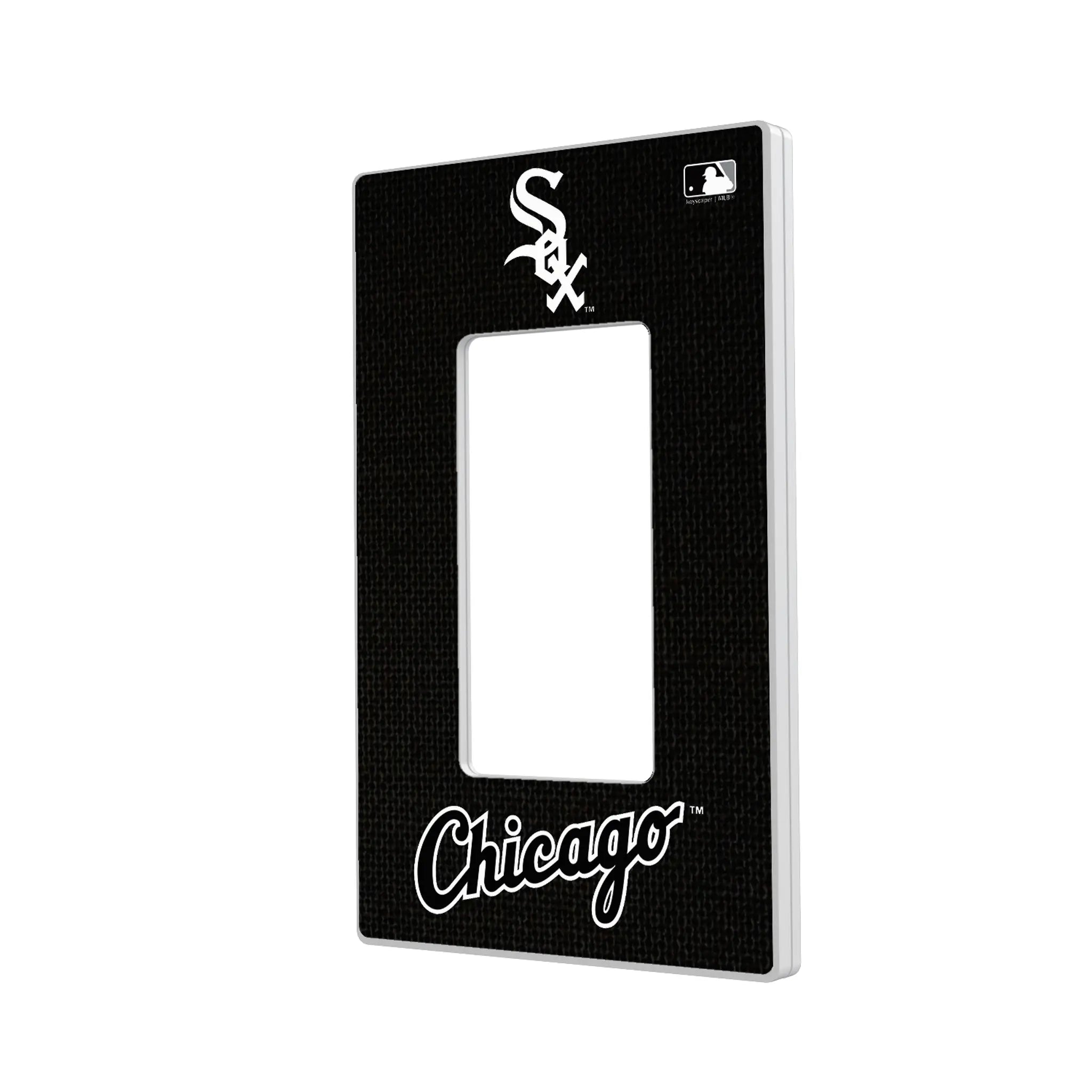 Chicago White Sox Solid Hidden-Screw Light Switch Plate