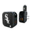 Chicago White Sox Text Backdrop 2 in 1 USB A/C Charger