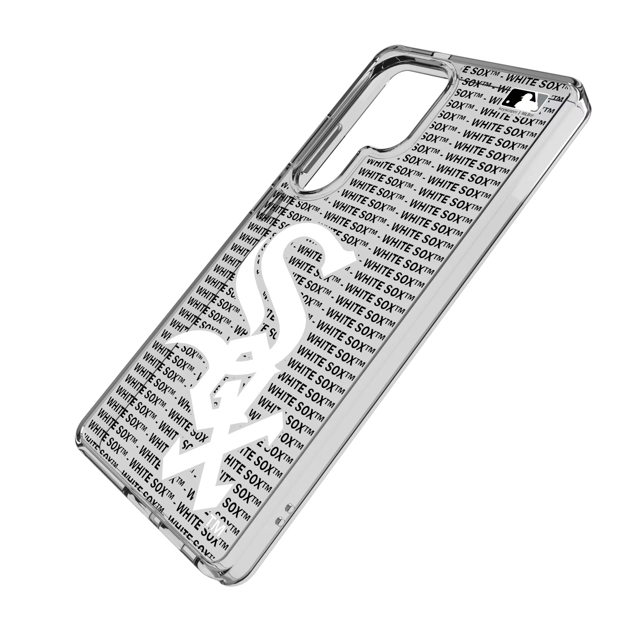 Chicago White Sox Text Backdrop Clear Phone Case for Samsung Galaxy