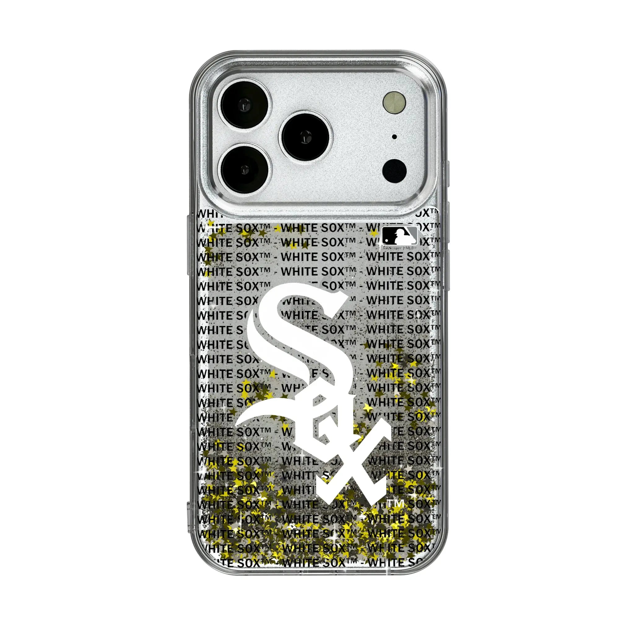 Chicago White Sox Text Backdrop Glitter Phone Case