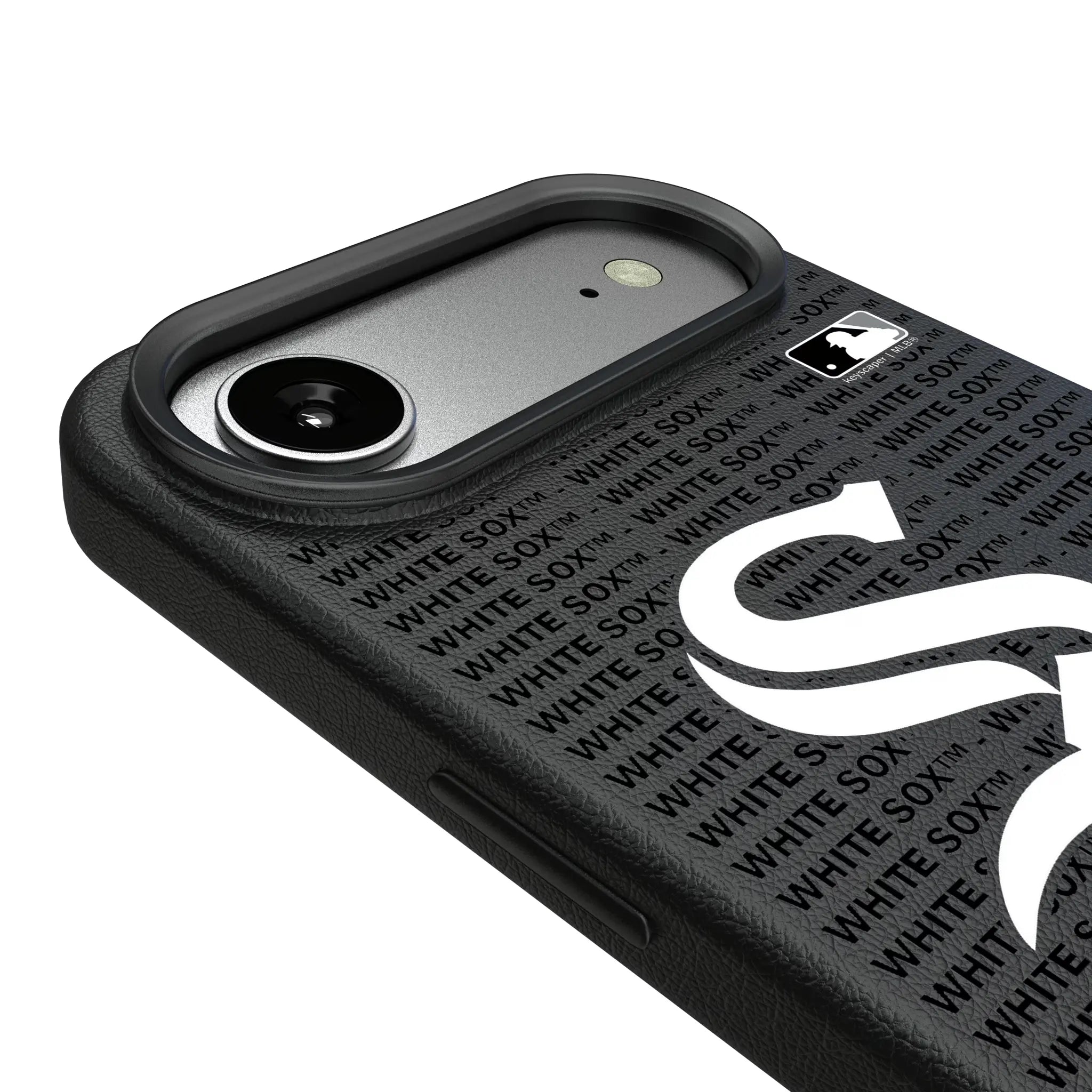 Chicago White Sox Text Backdrop MagSafe Compatible Phone Case for Apple iPhone