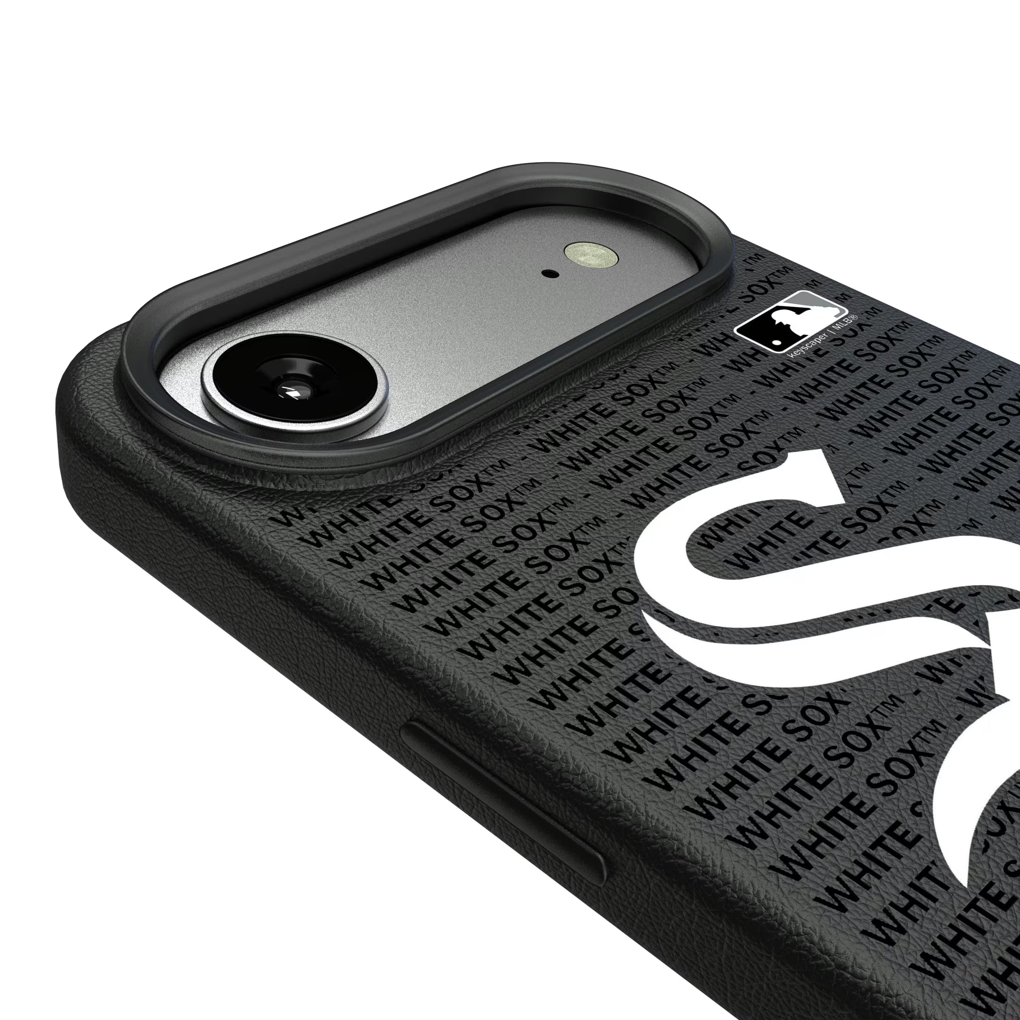 Chicago White Sox Text Backdrop MagSafe Compatible Phone Case for Apple iPhone - Sports Gifts, Sports Memorabilia, Sports Collectibles, Fan Shop