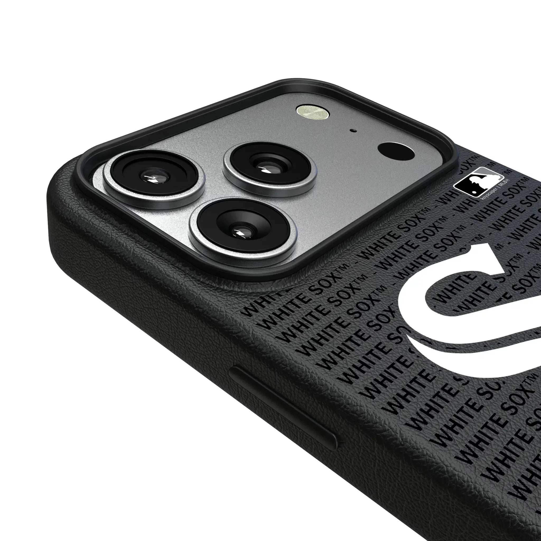 Chicago White Sox Text Backdrop MagSafe Compatible Phone Case for Apple iPhone