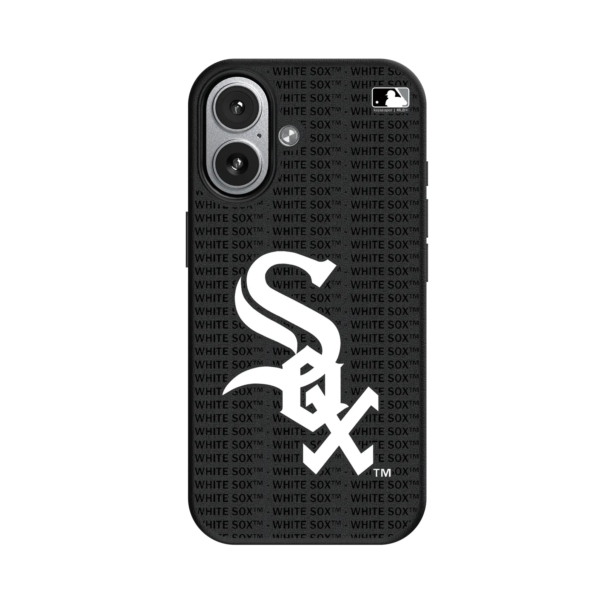 Chicago White Sox Text Backdrop MagSafe Compatible Phone Case for Apple iPhone